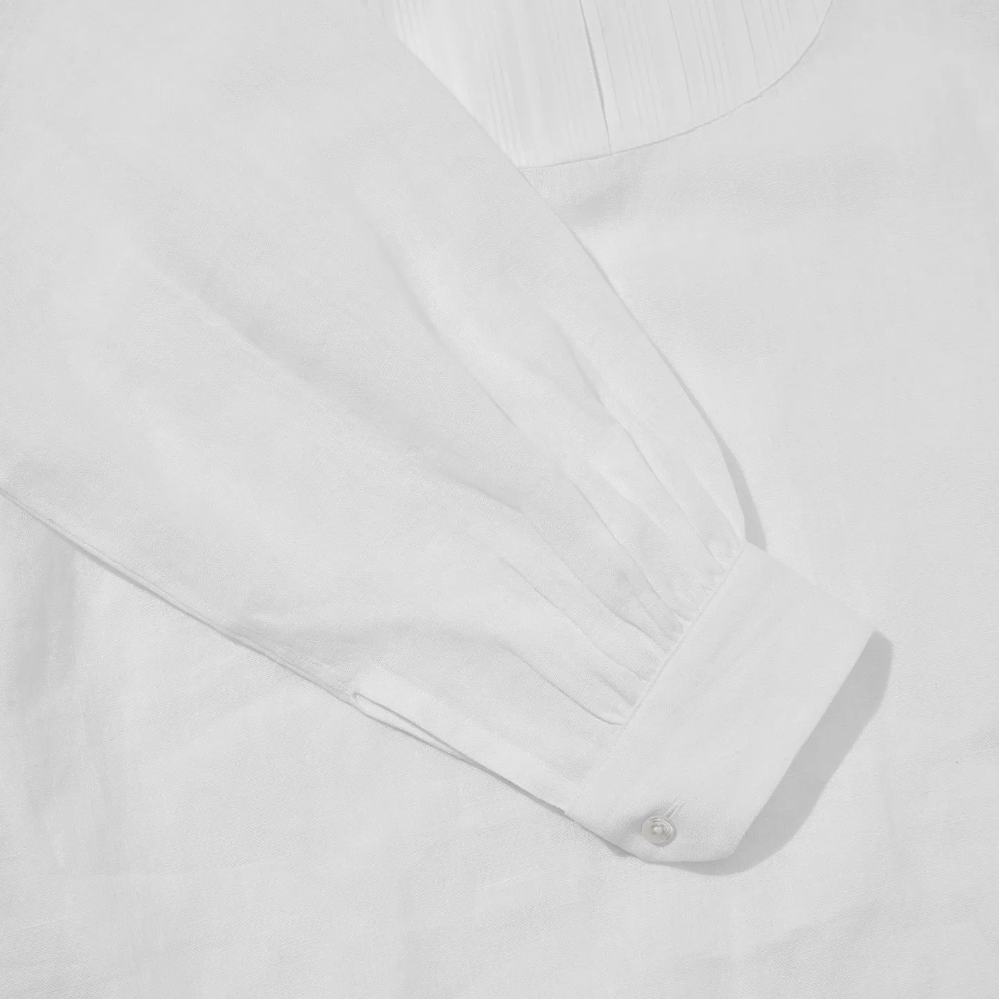 Emmeline Tuxedo Shirt White sold by Bryceland's product image thumbnail 4