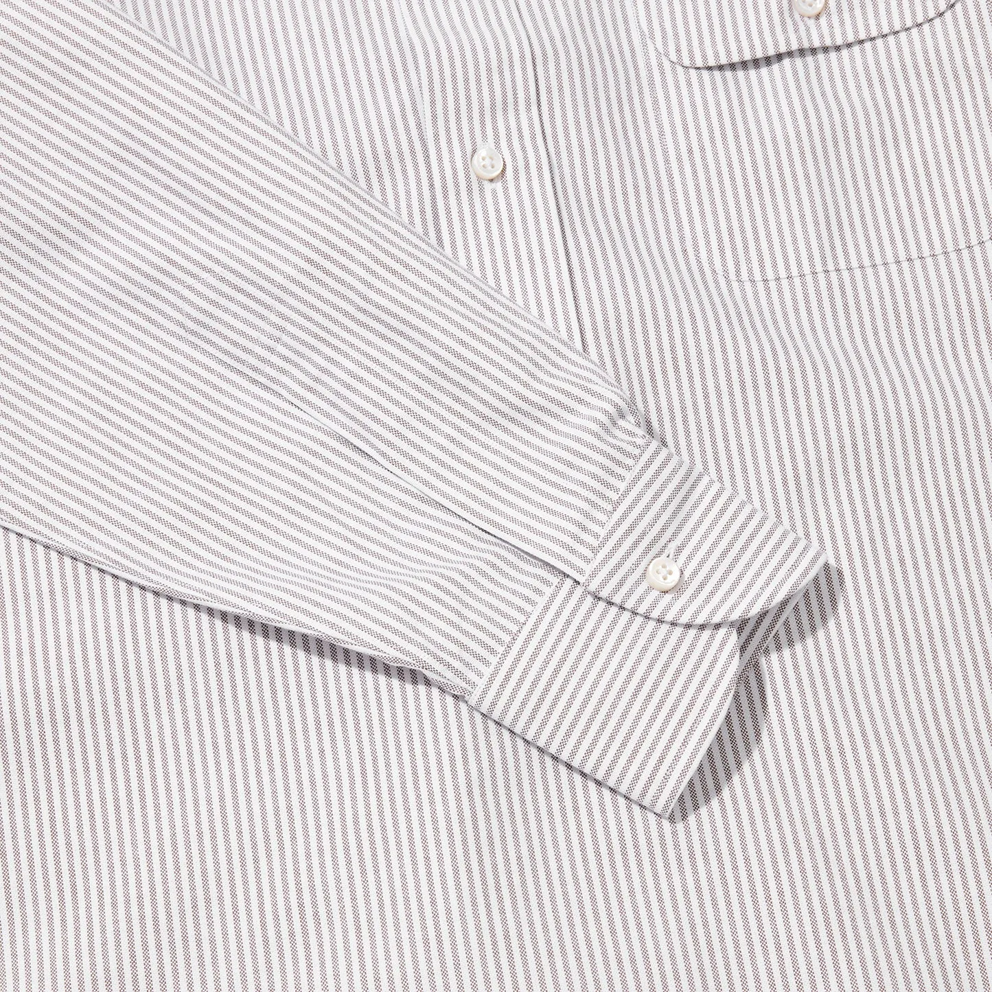 Perfect OCBD Popover Shirt Brown Stripe sold by Bryceland's product image thumbnail 4