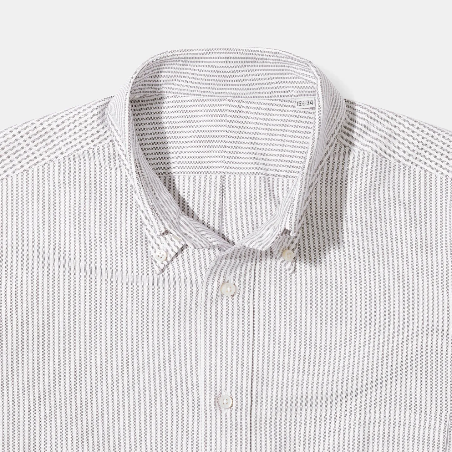Perfect OCBD Popover Shirt Brown Stripe sold by Bryceland's product image thumbnail 2