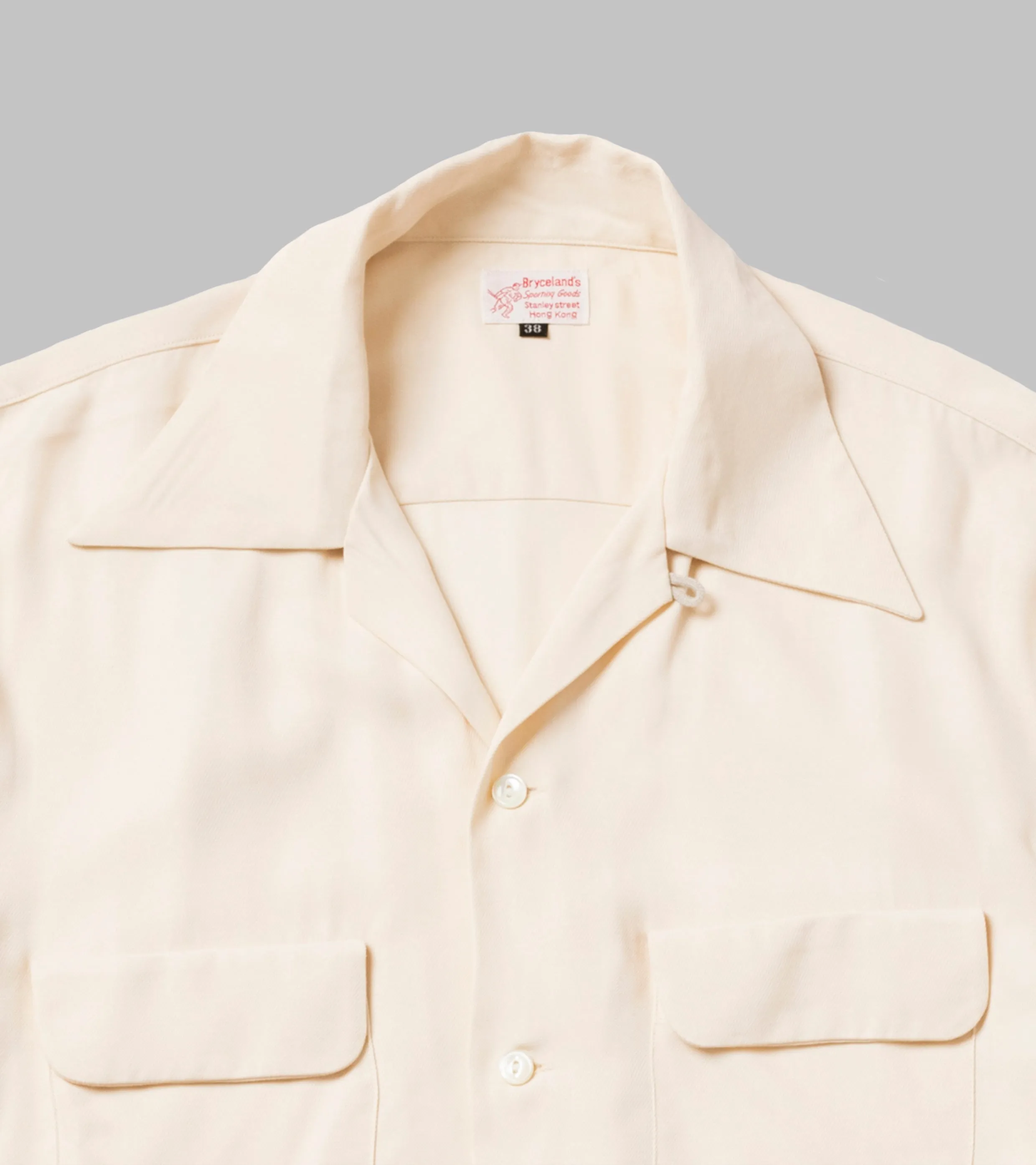 Rayon Shirt Cream sold by Bryceland's product image thumbnail 2