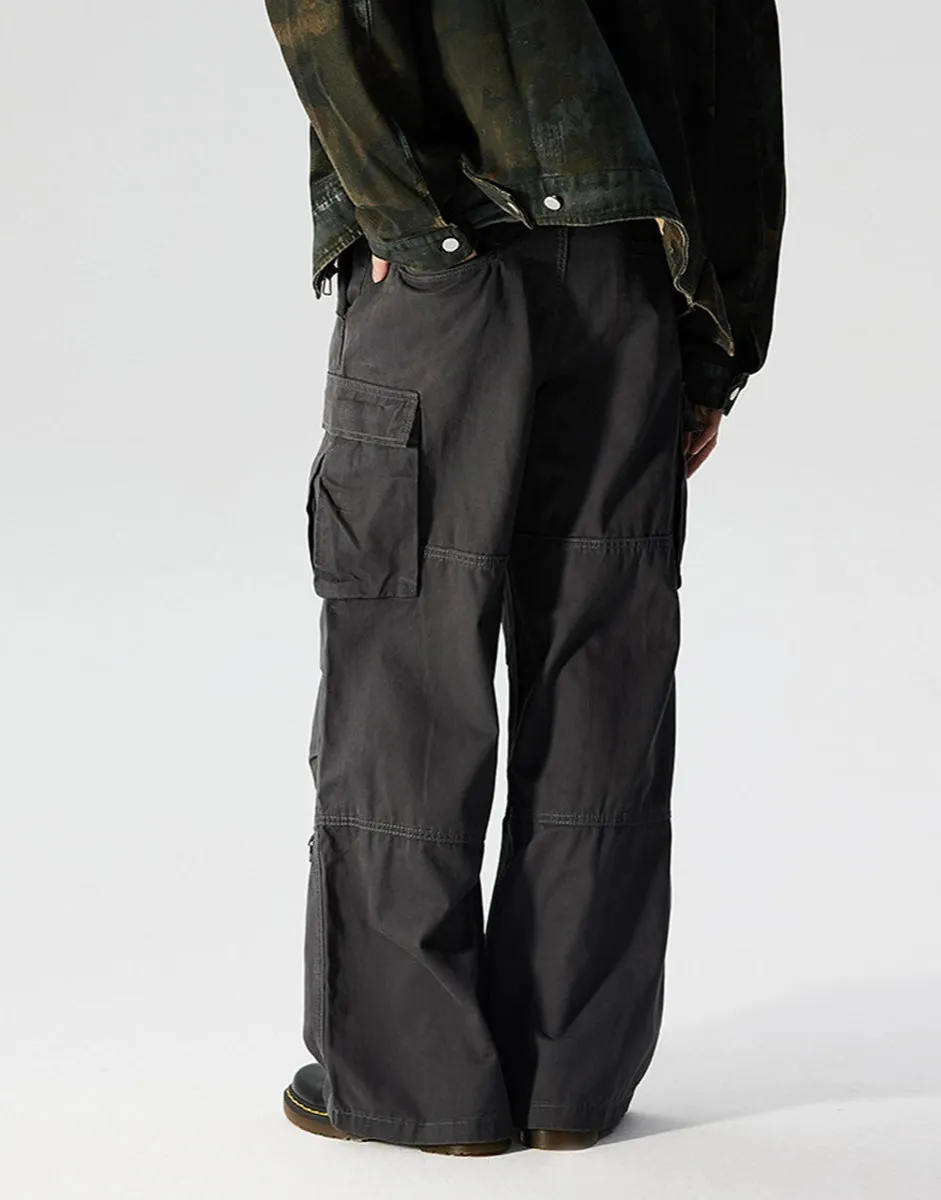 Wide Leg Utility Lightweight Athletic Cargo Pants sold by Night City Clothing product image thumbnail 2