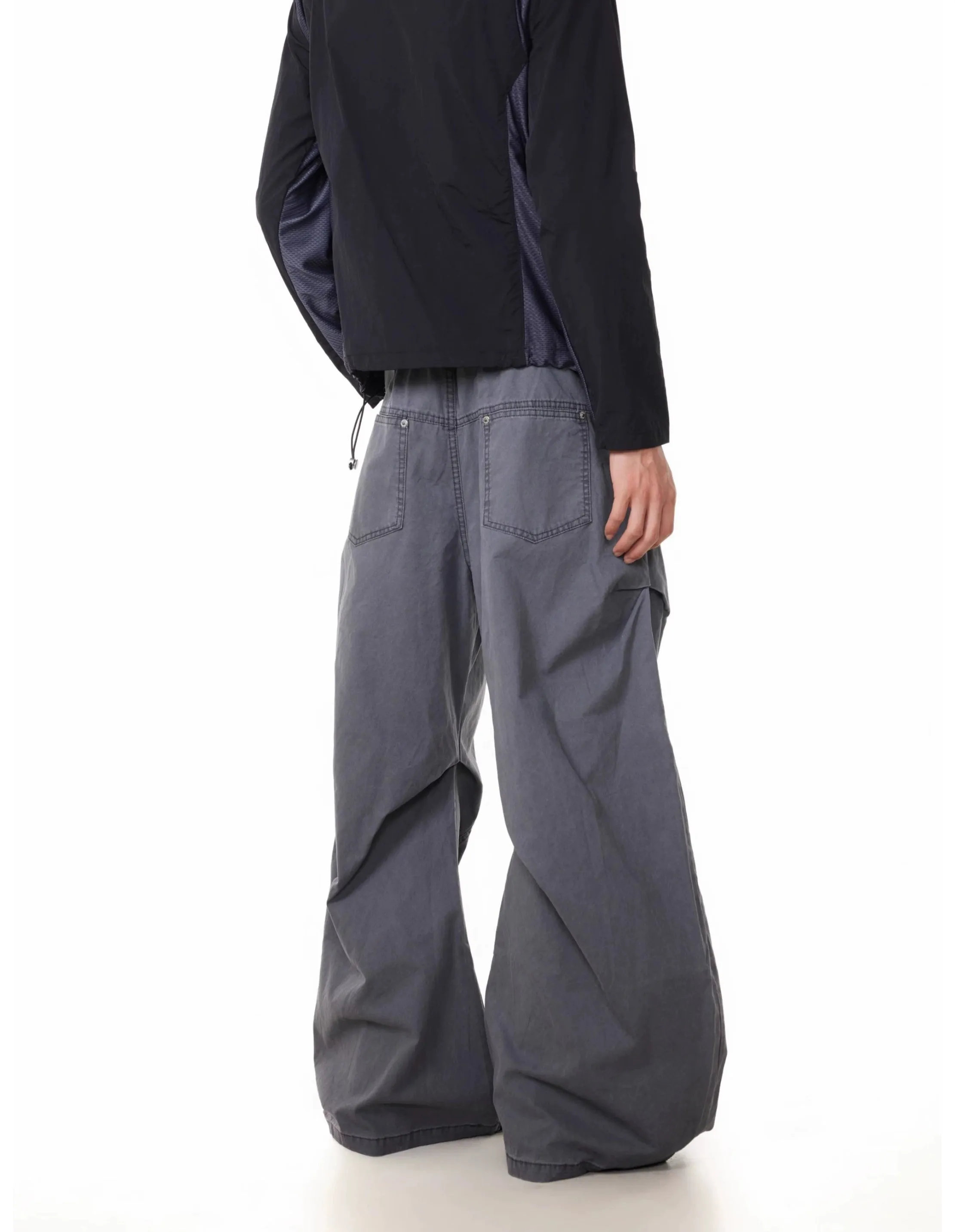 Low-Rise Cargo Barrel-Balloon Denim Jeans sold by Night City Clothing product image thumbnail 5