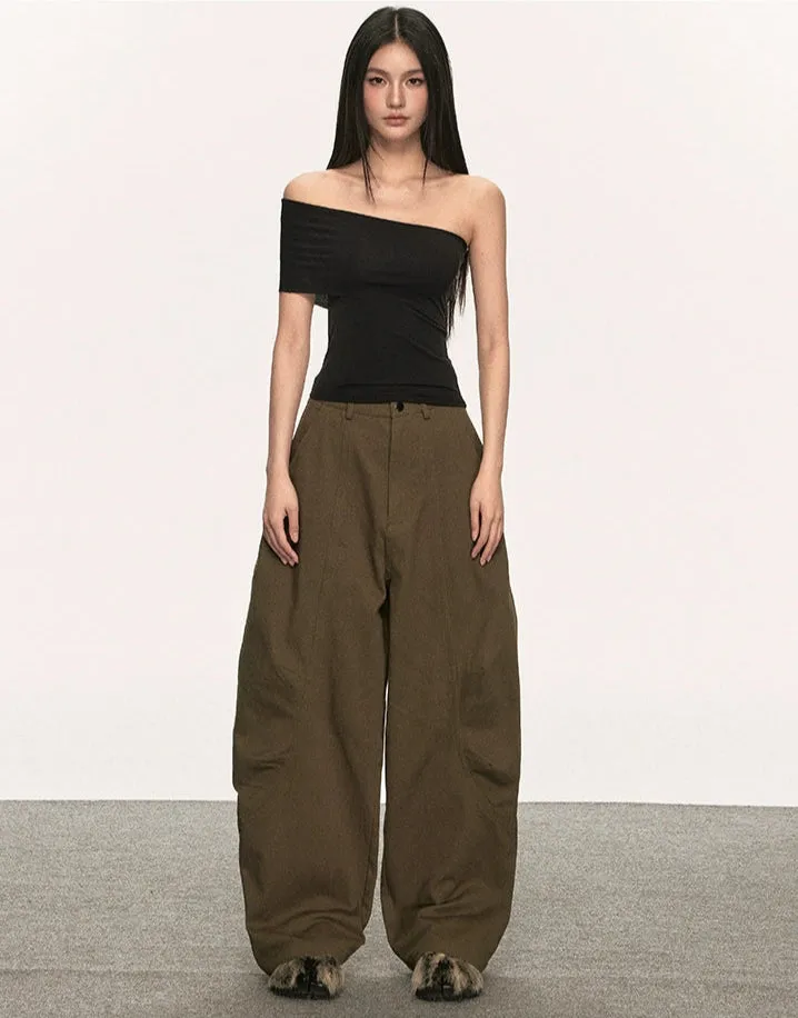 Asymmetric One Shoulder Stretch Knit Top sold by Night City Clothing product image thumbnail 3