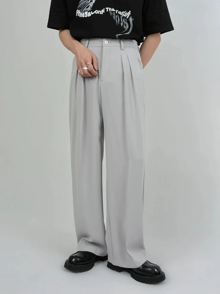 Wide Leg Tailored Pleated Trousers sold by Night City Clothing product image thumbnail 5