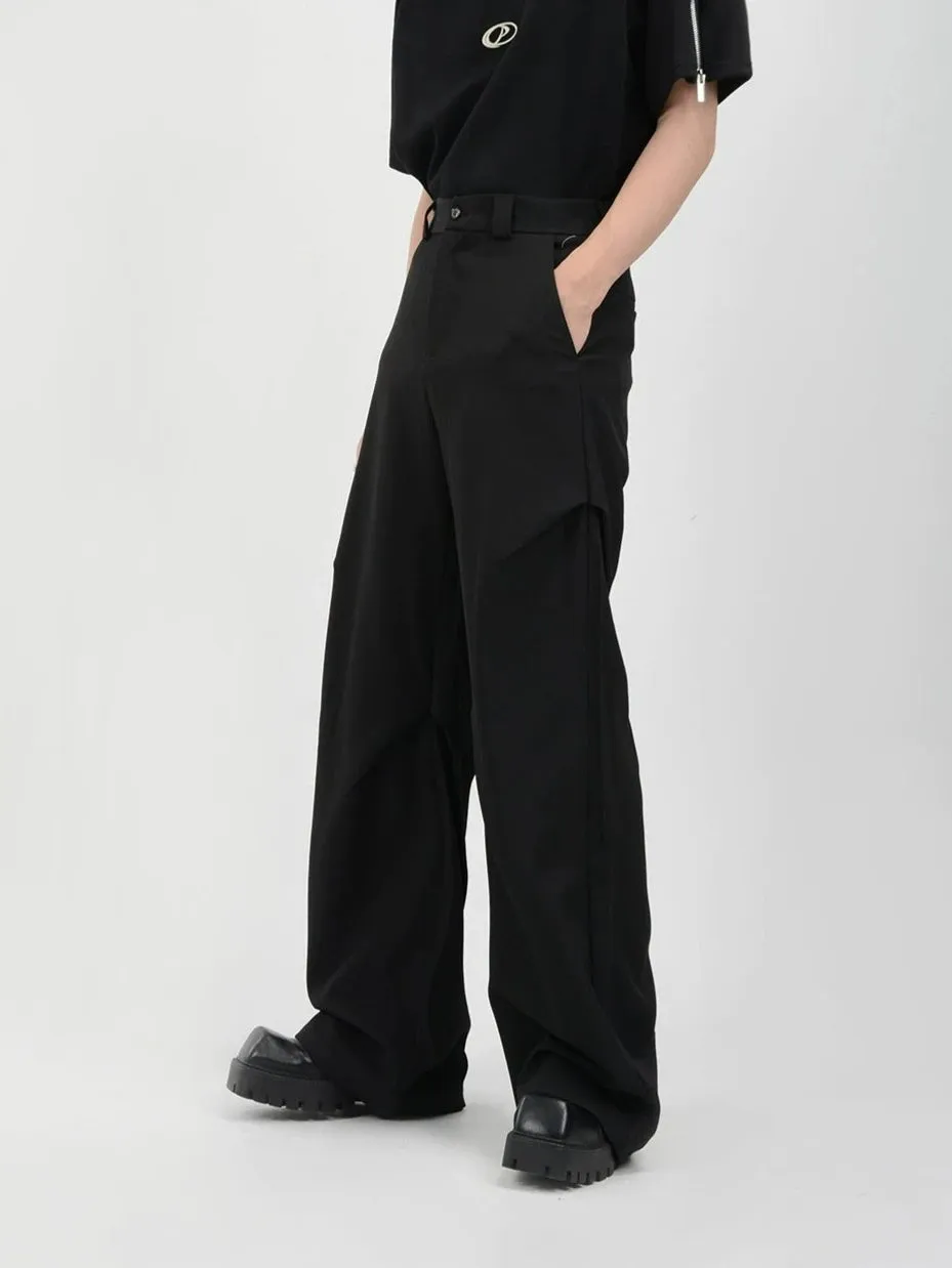 Wide Leg Belted Trousers with Pleated Detail sold by Night City Clothing product image thumbnail 5