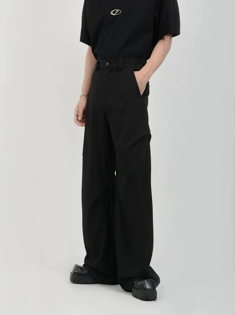 Wide Leg Belted Trousers with Pleated Detail sold by Night City Clothing product image thumbnail 4