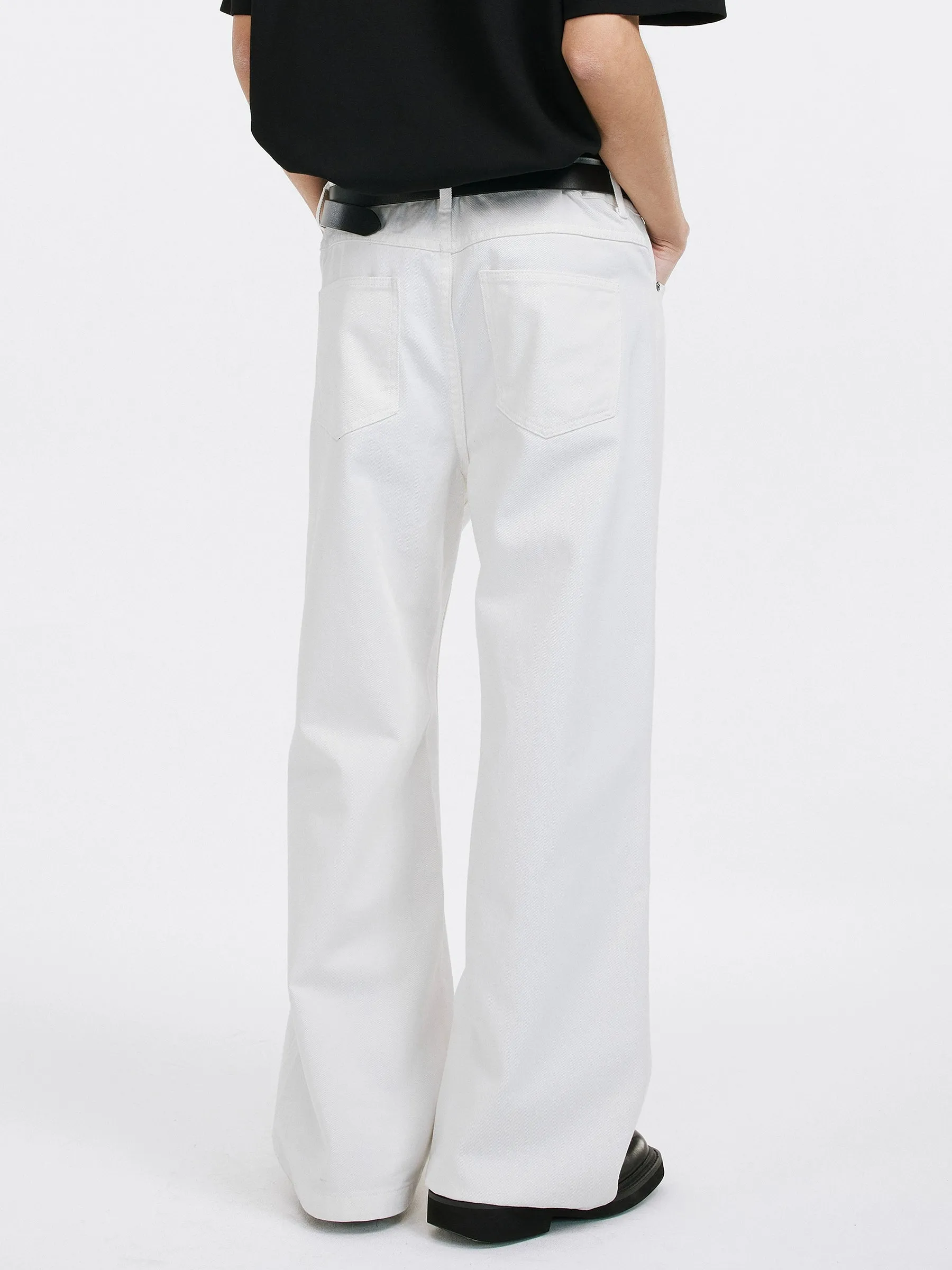Straight Leg High-Waisted Lightweight Jeans sold by Night City Clothing product image thumbnail 2