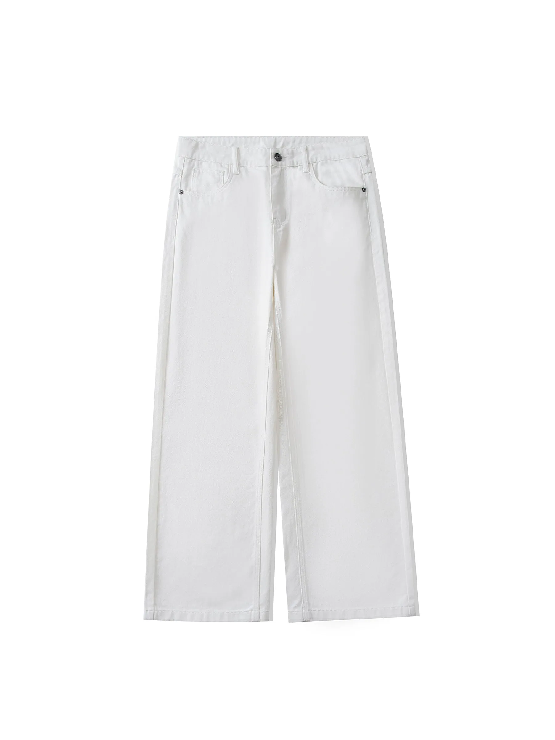 Straight Leg High-Waisted Lightweight Jeans sold by Night City Clothing product image thumbnail 4