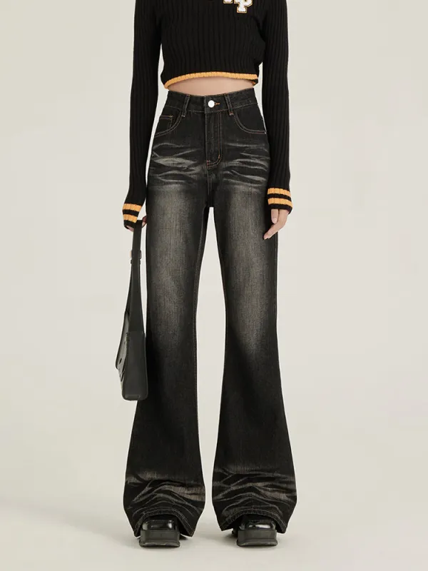 Ash Faded Slim Flare Jeans sold by Night City Clothing