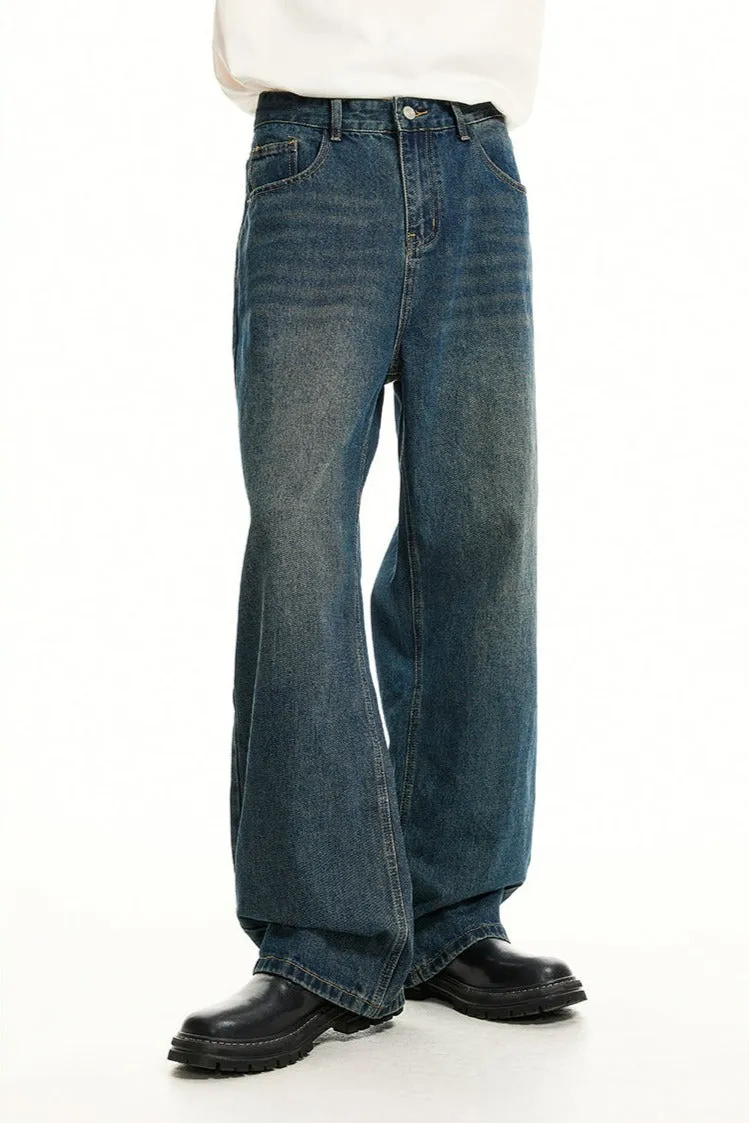 Wide Leg Vintage Faded Jeans sold by Night City Clothing product image thumbnail 2