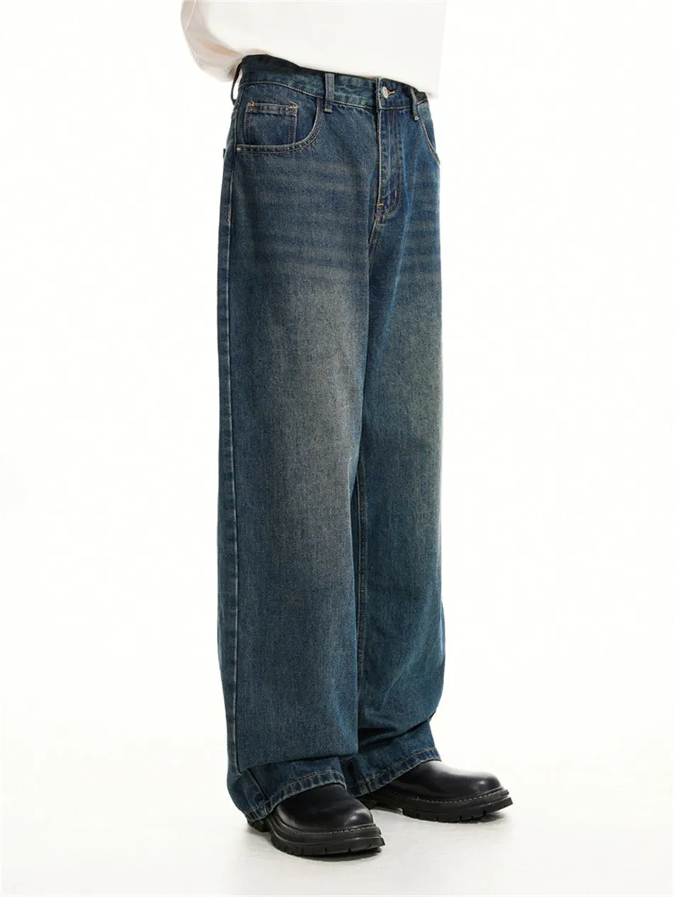 Wide Leg Vintage Faded Jeans sold by Night City Clothing product image thumbnail 4