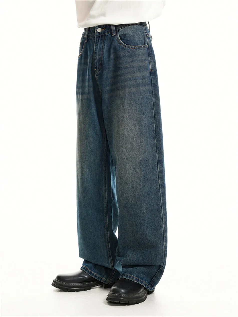 Wide Leg Vintage Faded Jeans sold by Night City Clothing product image thumbnail 3
