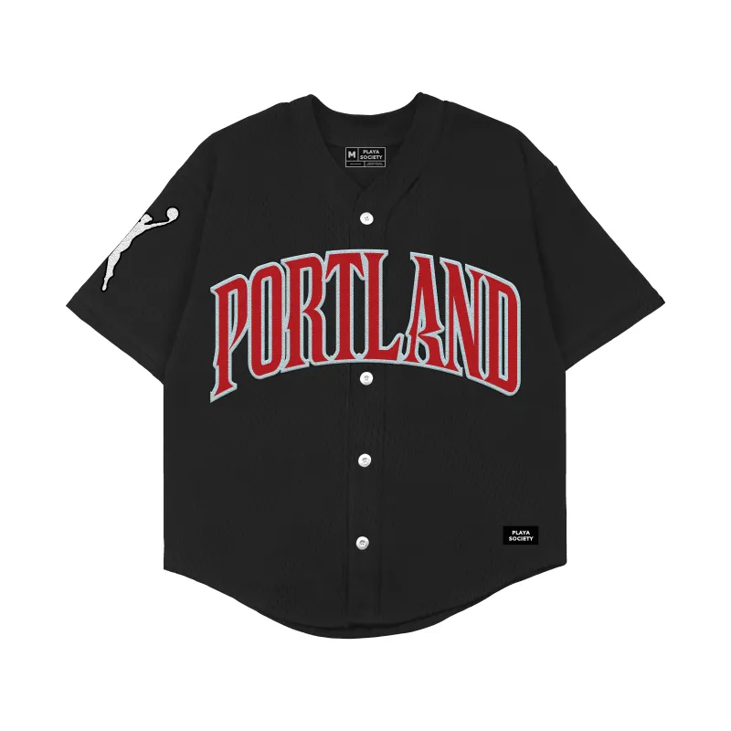 Playa Society 2025 Portland Fire Baseball Jersey sold by Playa Society