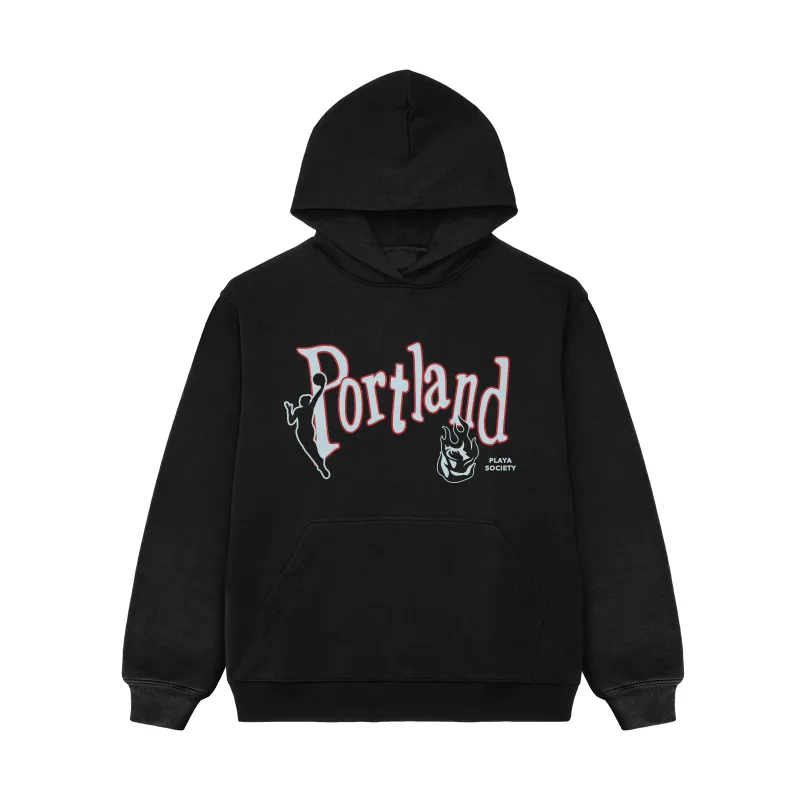 Playa Society WNBA Portland Fire Hoodie made by Playa Society