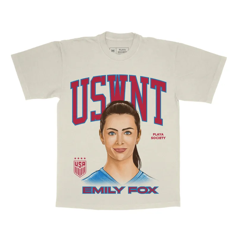 Playa Society USWNT Emily Fox T-Shirt made by Playa Society