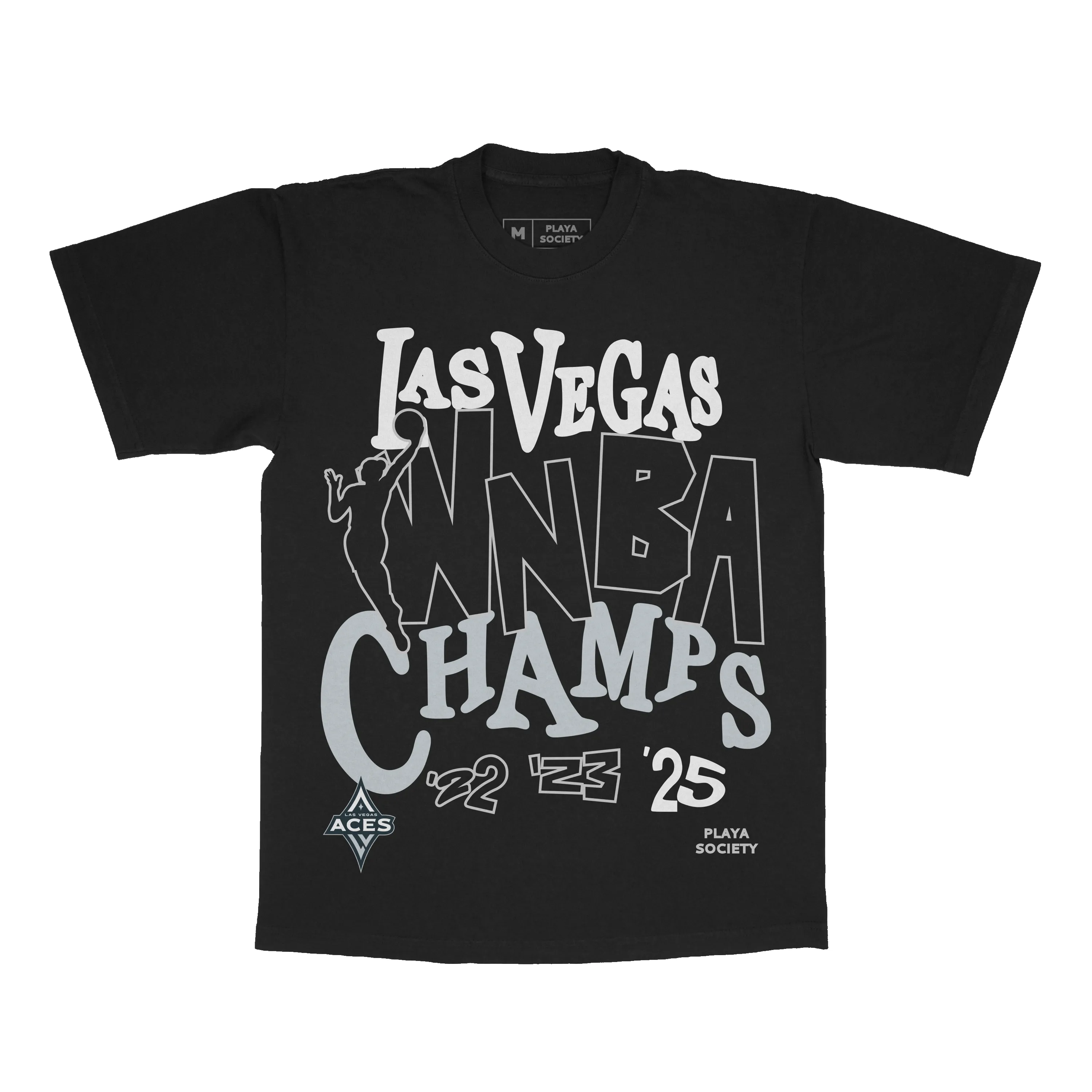 Playa Society 2025 WNBA Champs Aces T-shirt sold by Playa Society