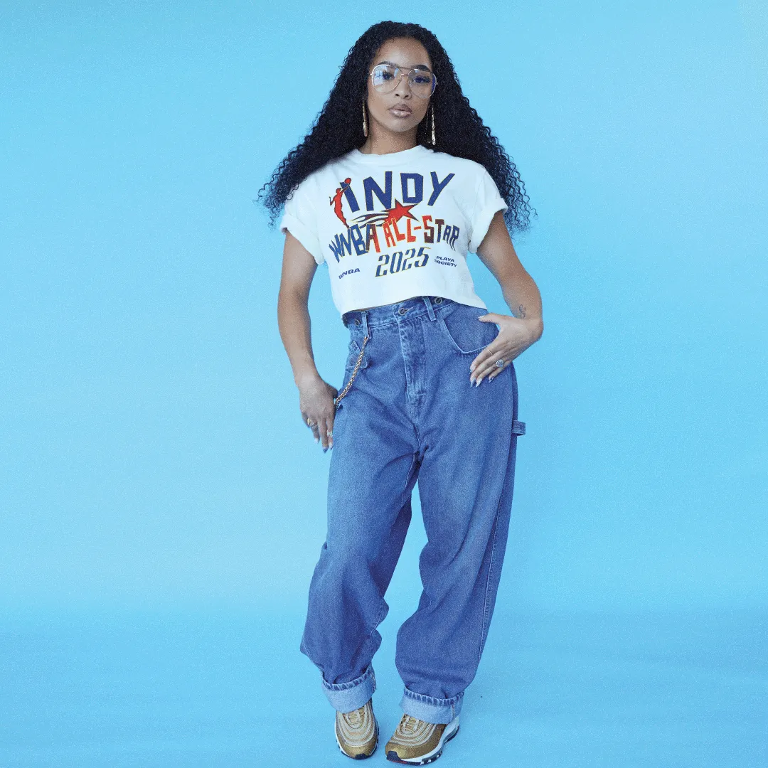 Playa Society 2025 WNBA All-Star Crop Top sold by Playa Society product image thumbnail 2