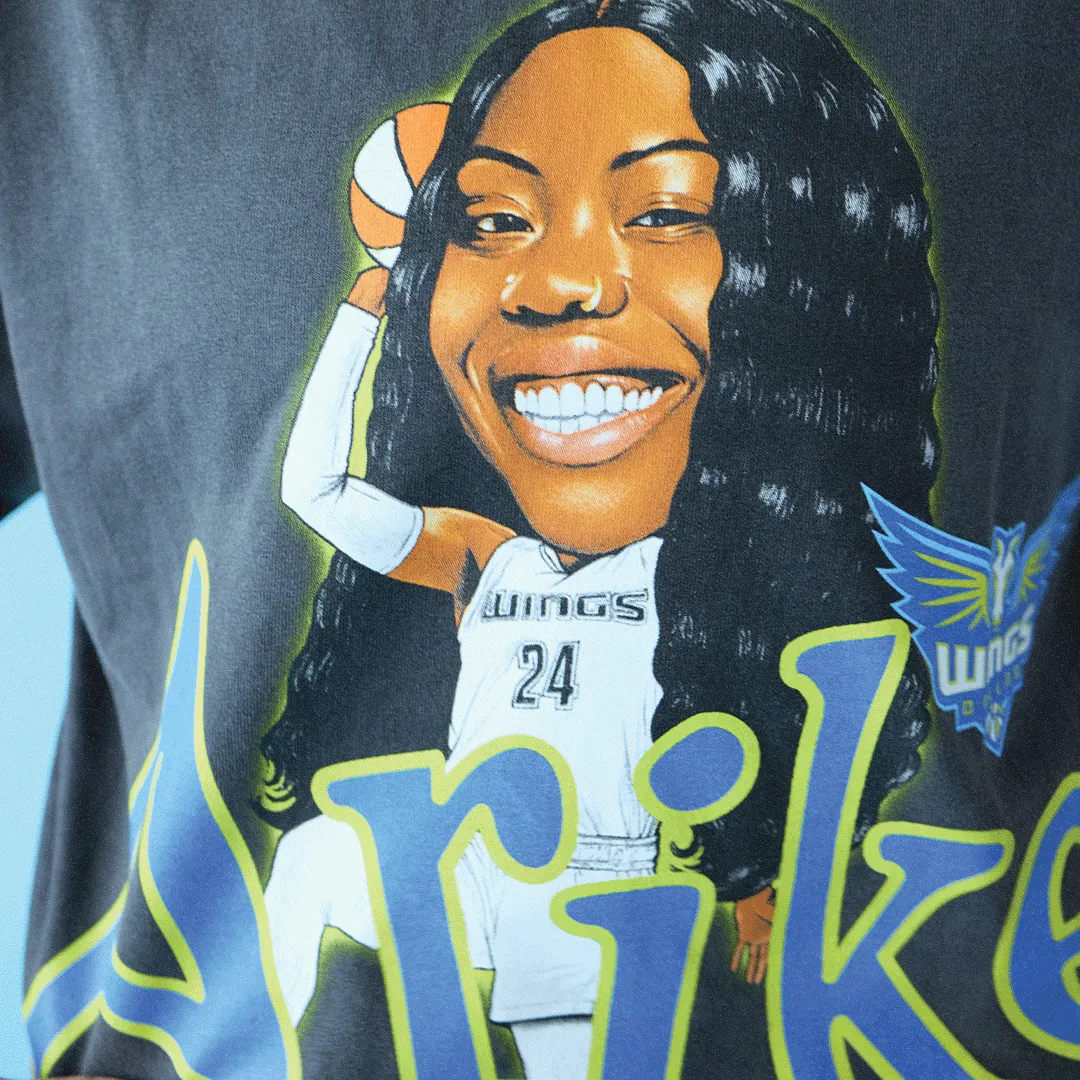 Playa Society Arike Ogunbowale Sketch T-Shirt sold by Playa Society product image thumbnail 2