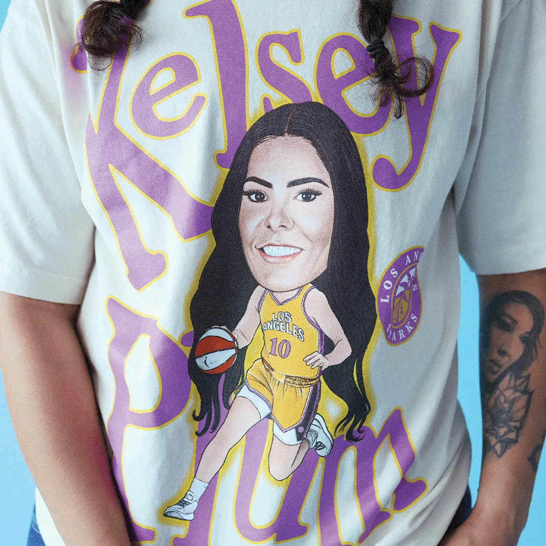 Playa Society Kelsey Plum Sketch T-Shirt sold by Playa Society product image thumbnail 2