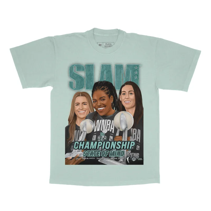 Playa Society X SLAM 2024 WNBA Champs T-Shirt sold by Playa Society