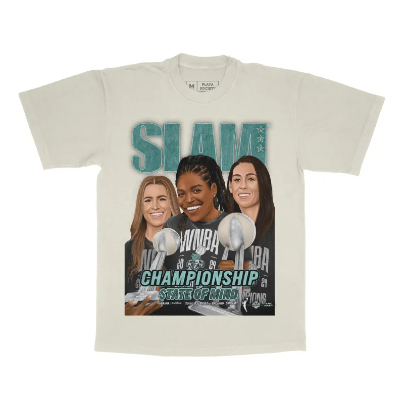 Playa Society X SLAM 2024 WNBA Champs T-Shirt sold by Playa Society