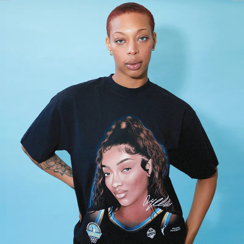 Playa Society Angel Reese Sketch T-Shirt sold by Playa Society