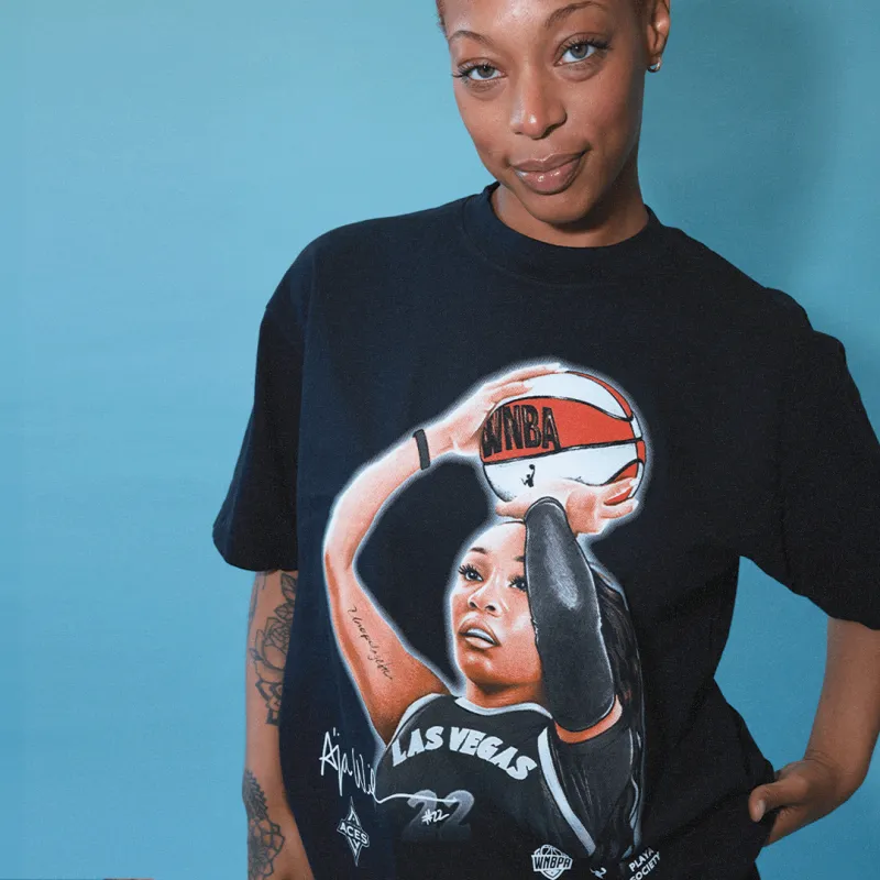 Playa Society A'ja Wilson Sketch T-Shirt sold by Playa Society