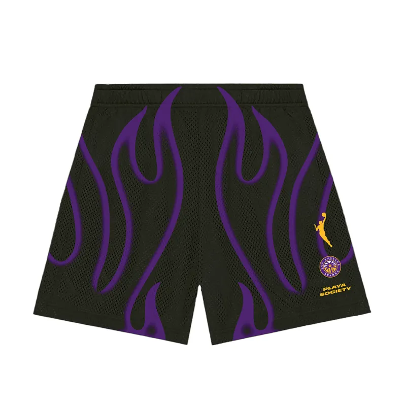 Playa Society WNBA Sparks Shorts sold by Playa Society