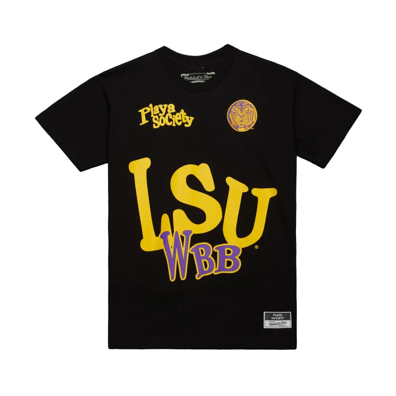 PLAYA SOCIETY X MITCHELL & NESS LSU T-SHIRT sold by Playa Society