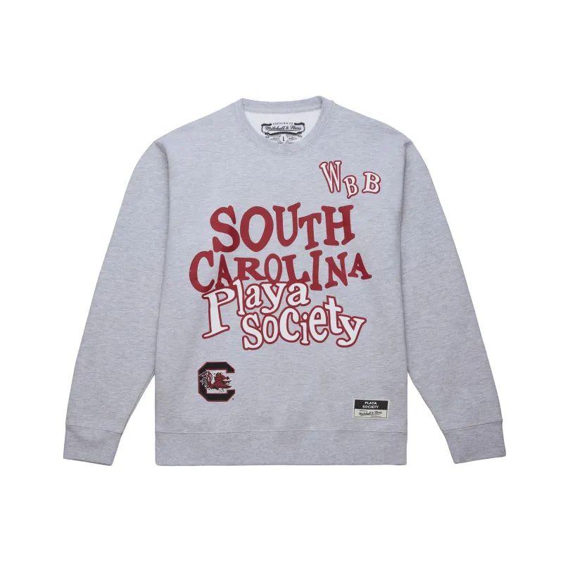 PLAYA SOCIETY X MITCHELL & NESS SOUTH CAROLINA CREWNECK sold by Playa Society