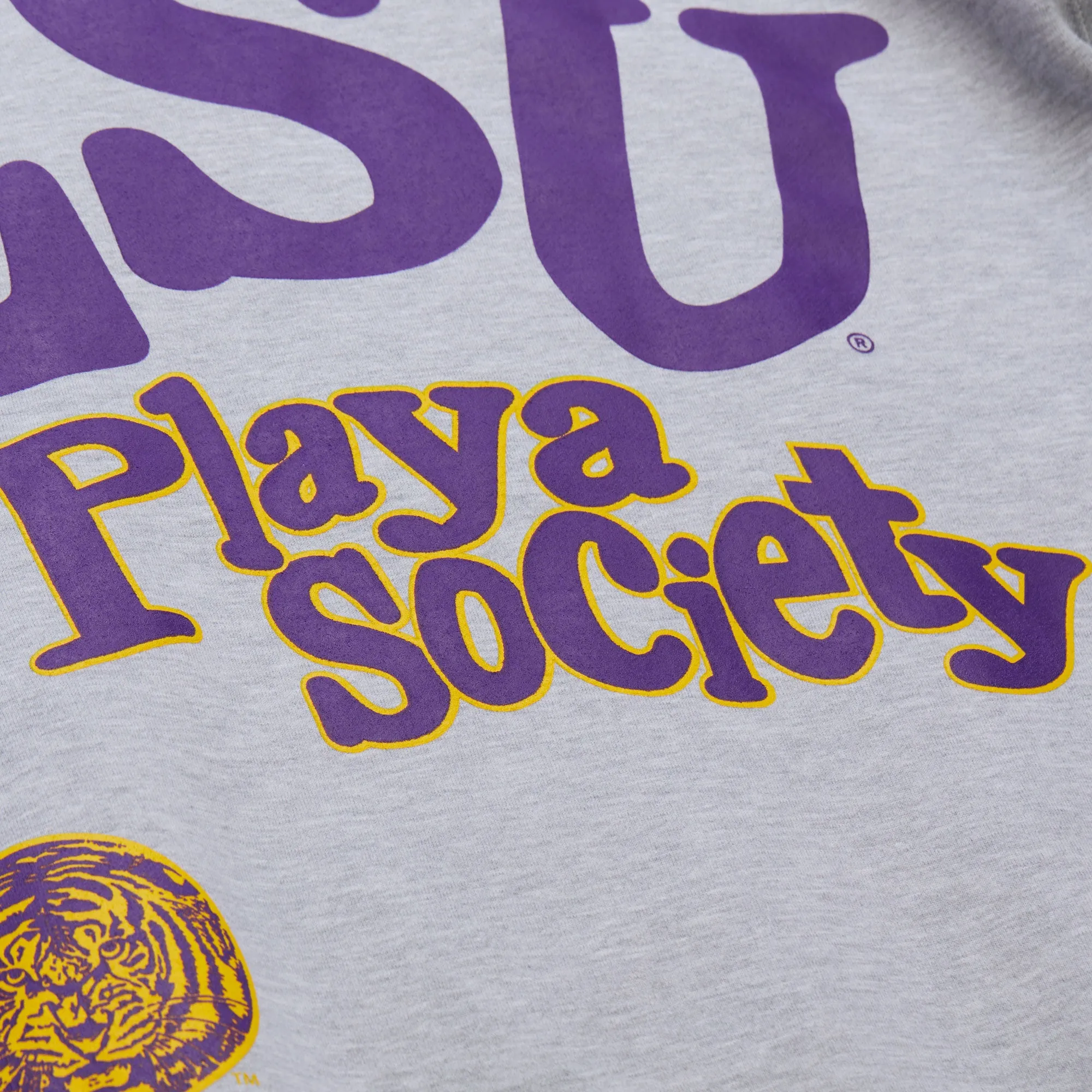 PLAYA SOCIETY X MITCHELL & NESS LSU CREWNECK sold by Playa Society product image thumbnail 3