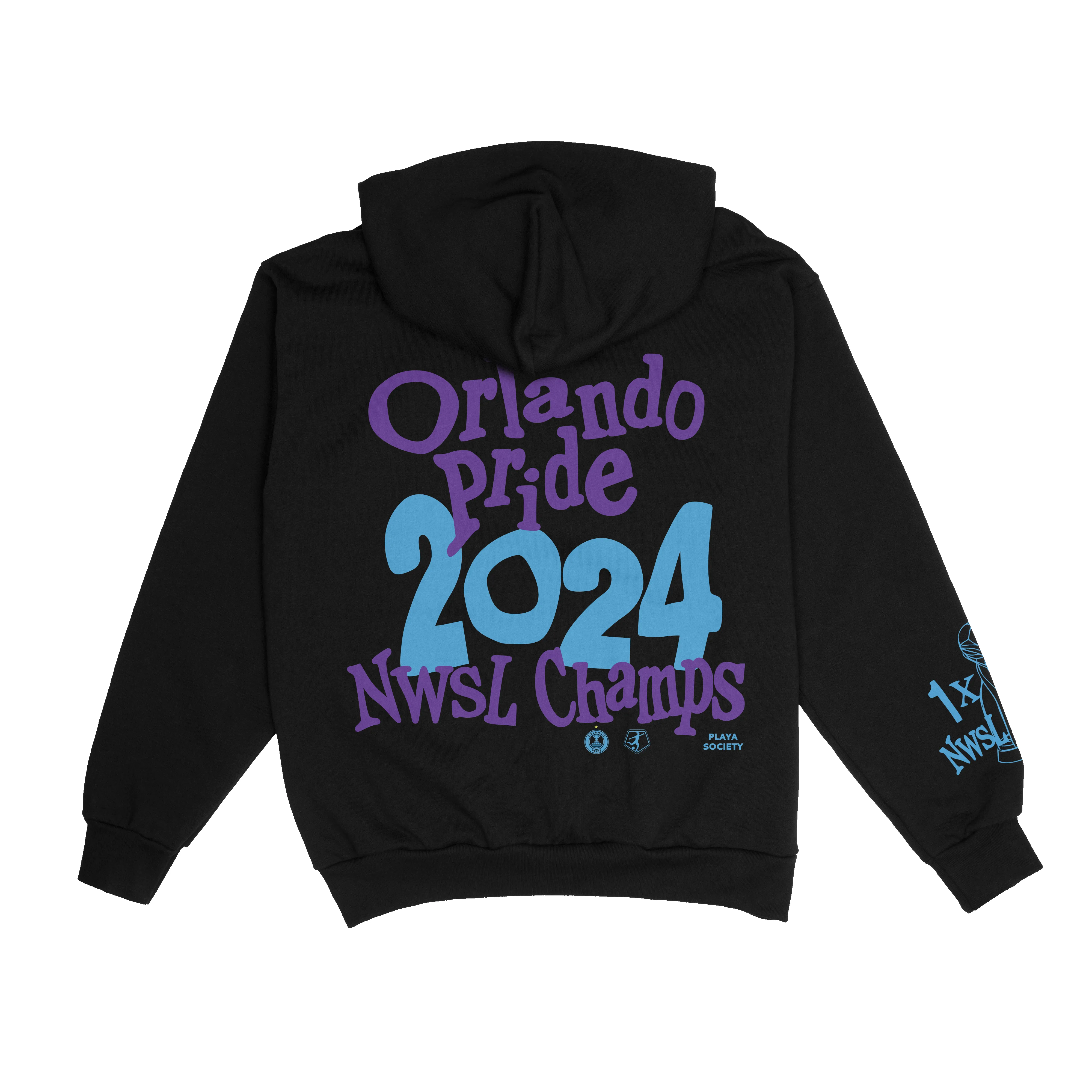 2024 NWSL Championship Hoodie sold by Playa Society product image thumbnail 2