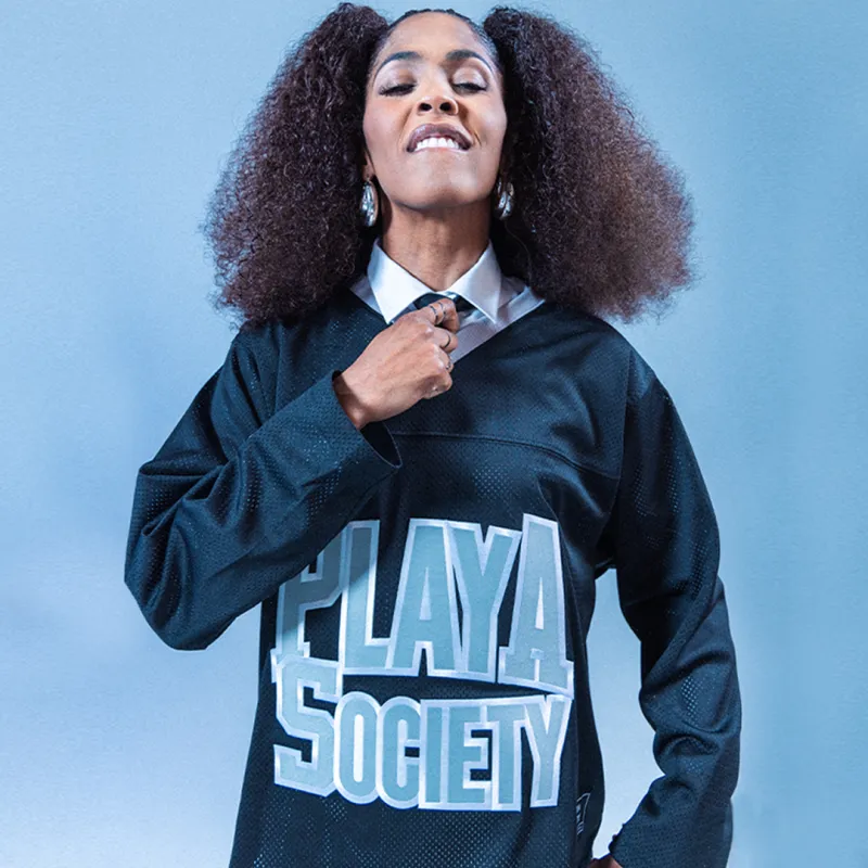 Playa Society "Not Playing Around" Hockey Jersey sold by Playa Society