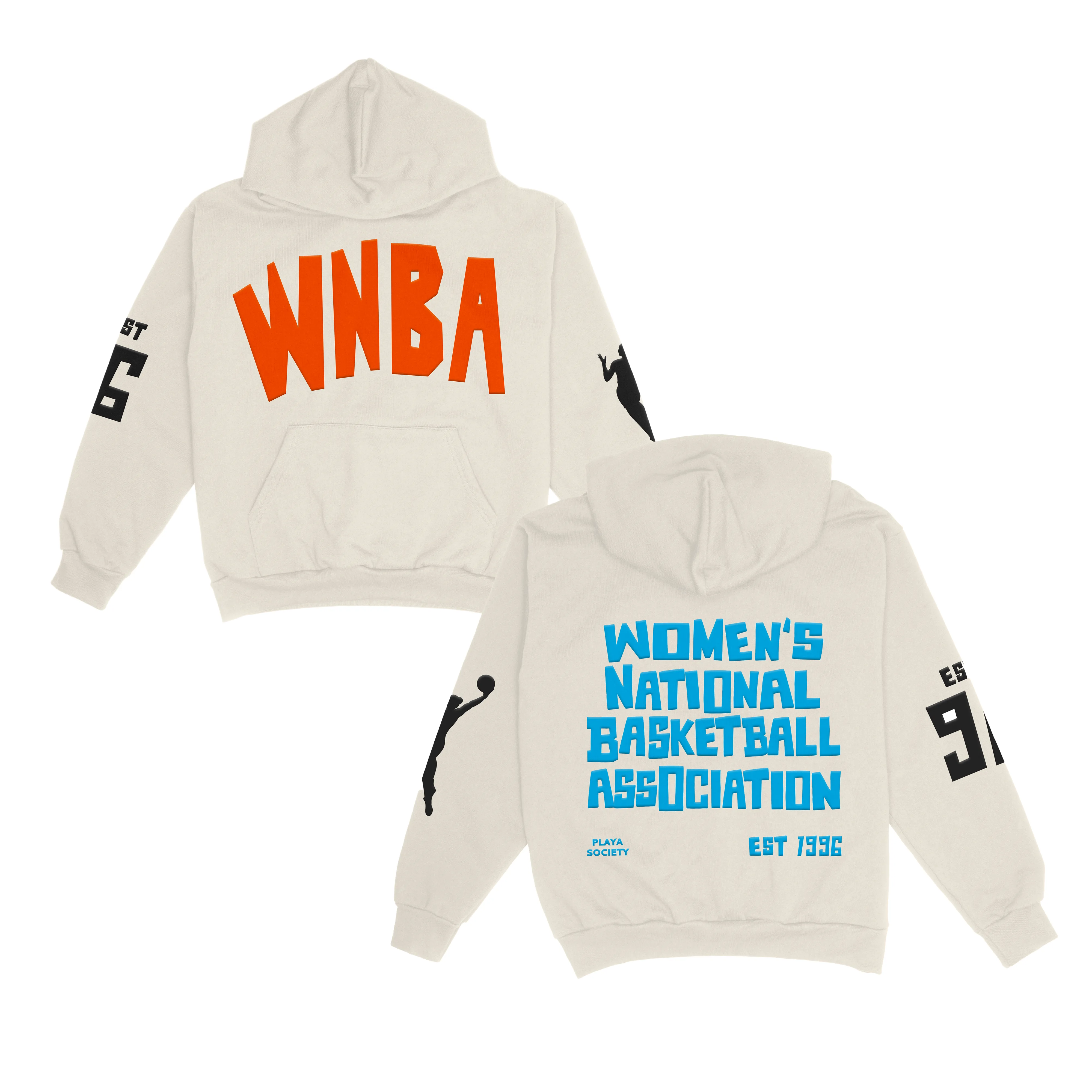 Playa Society WNBA '96 Hoodie sold by Playa Society product image thumbnail 2
