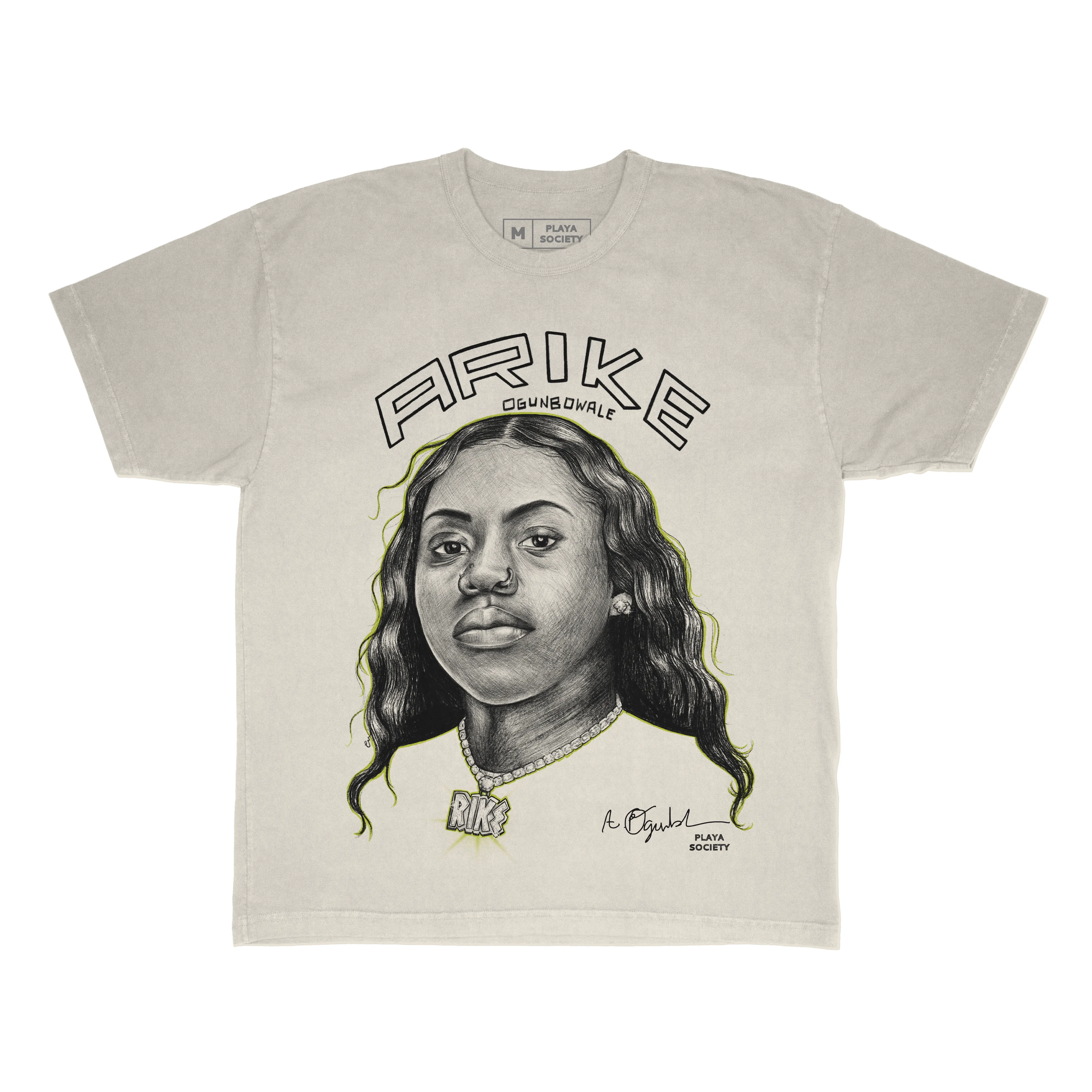 WNBA Arike Ogunbowale T-Shirt sold by Playa Society