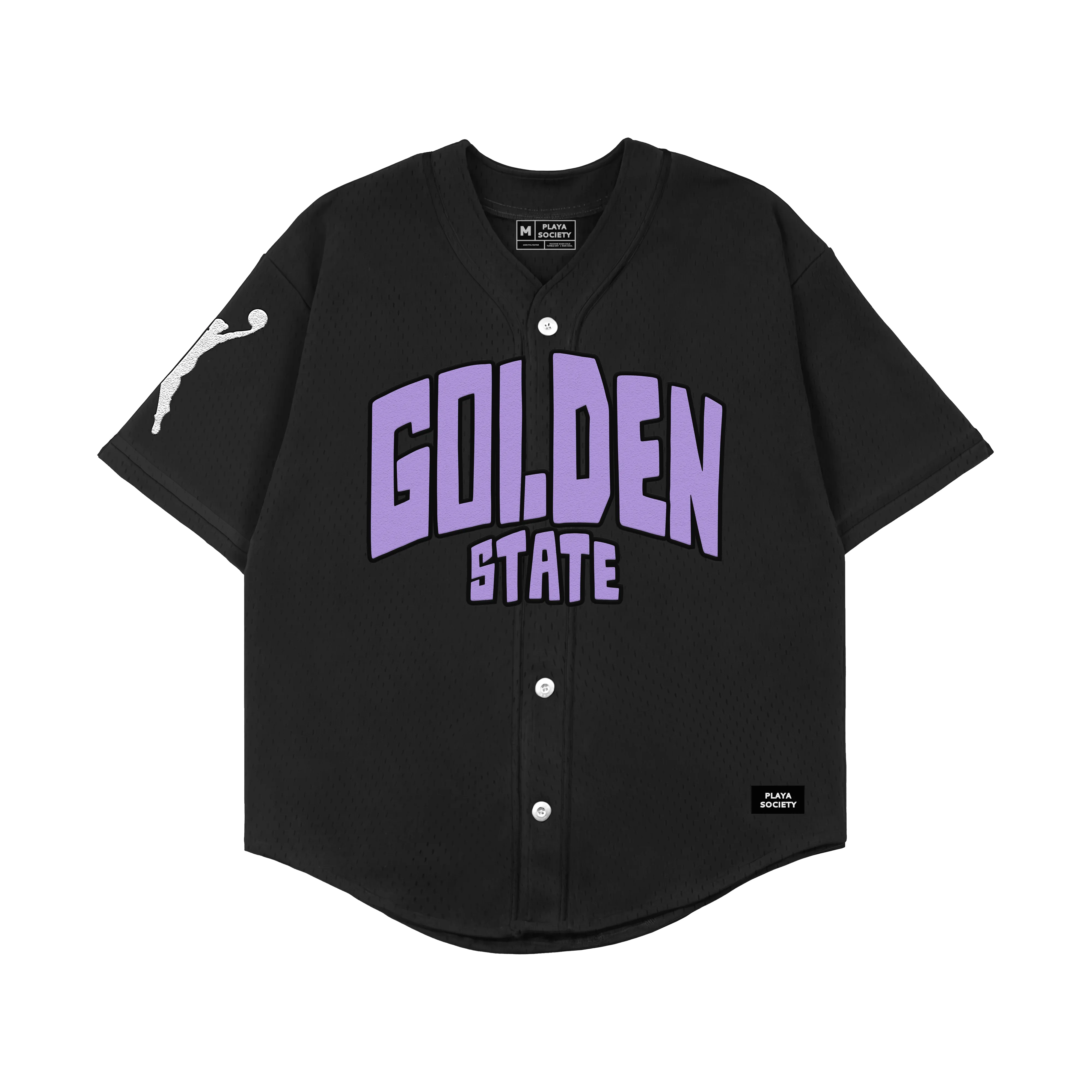 Playa Society Golden State Valkyries Baseball Jersey sold by Playa Society product image thumbnail 3