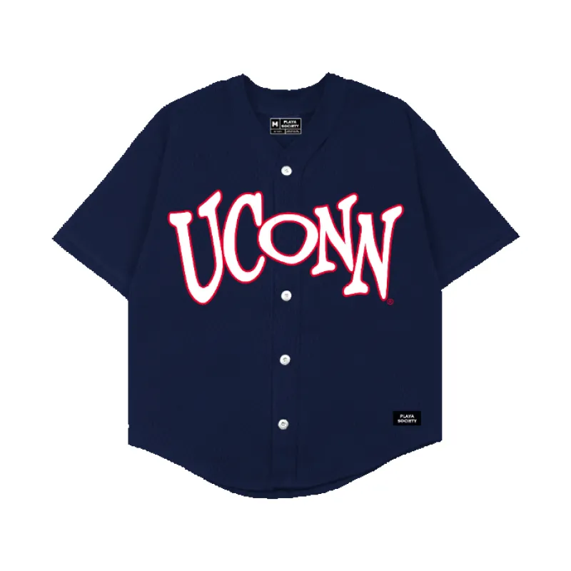 Playa Society X UCONN 2026 Baseball Jersey made by Playa Society