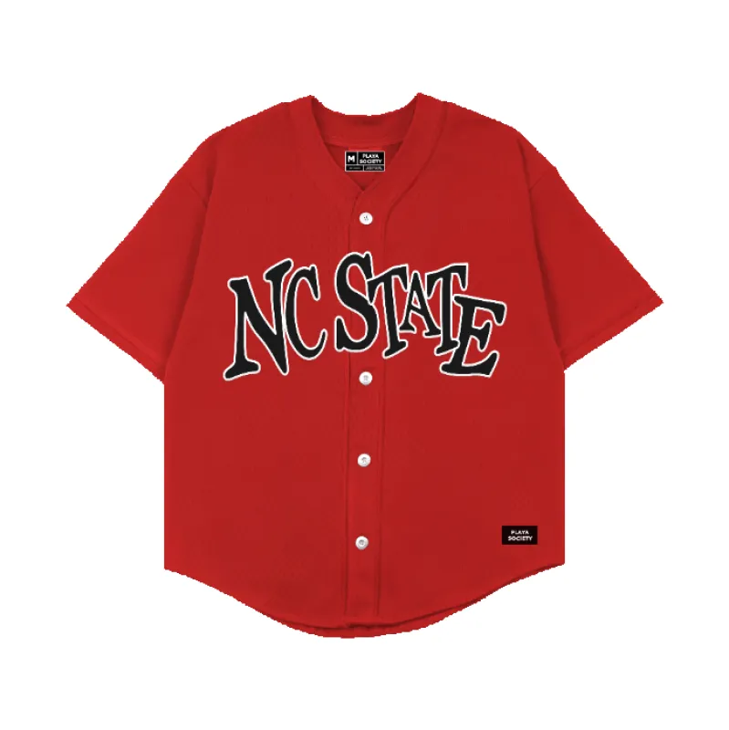 Playa Society X NC State 2026 Baseball Jersey made by Playa Society
