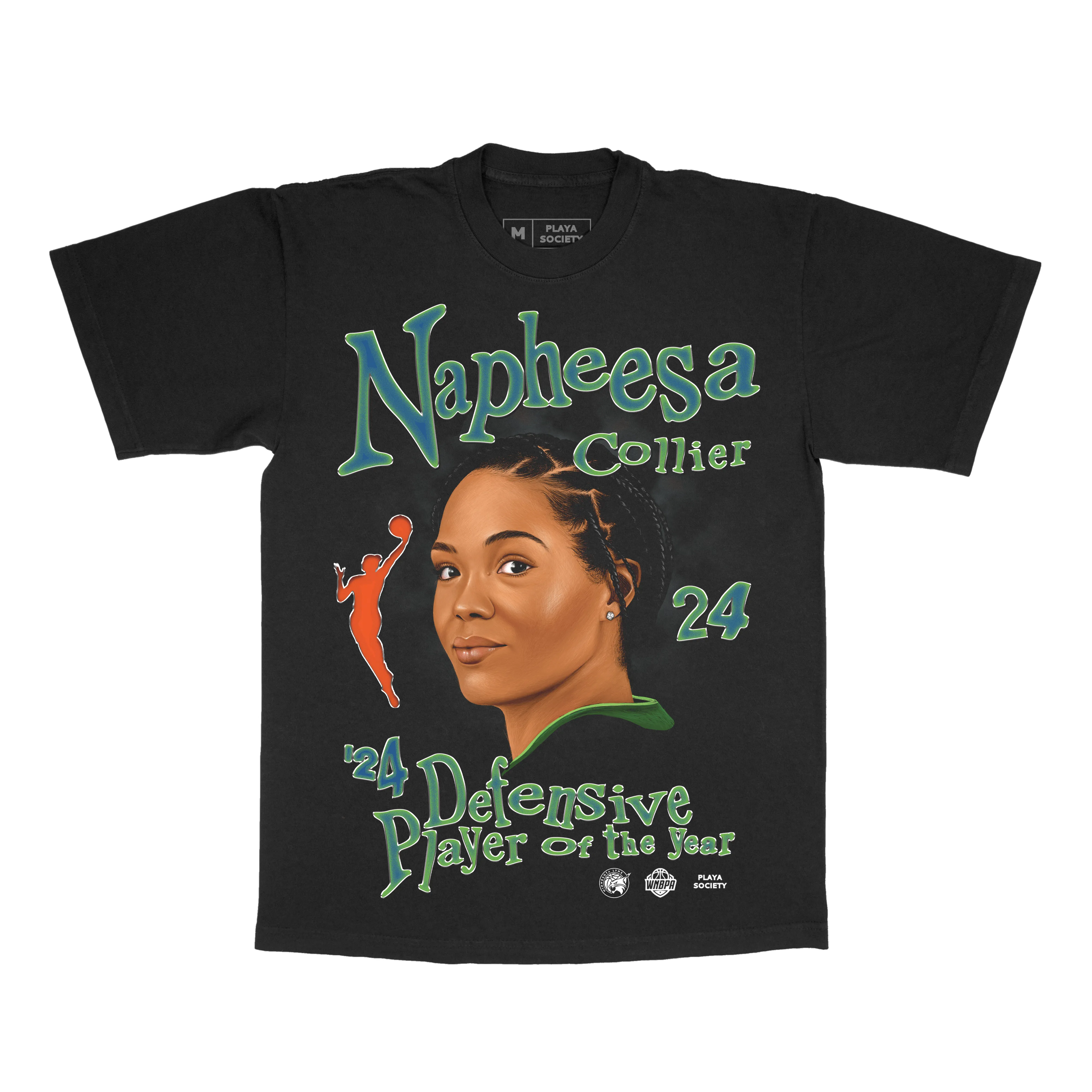 Playa Society 2024 WNBA DPOY T-shirt sold by Playa Society
