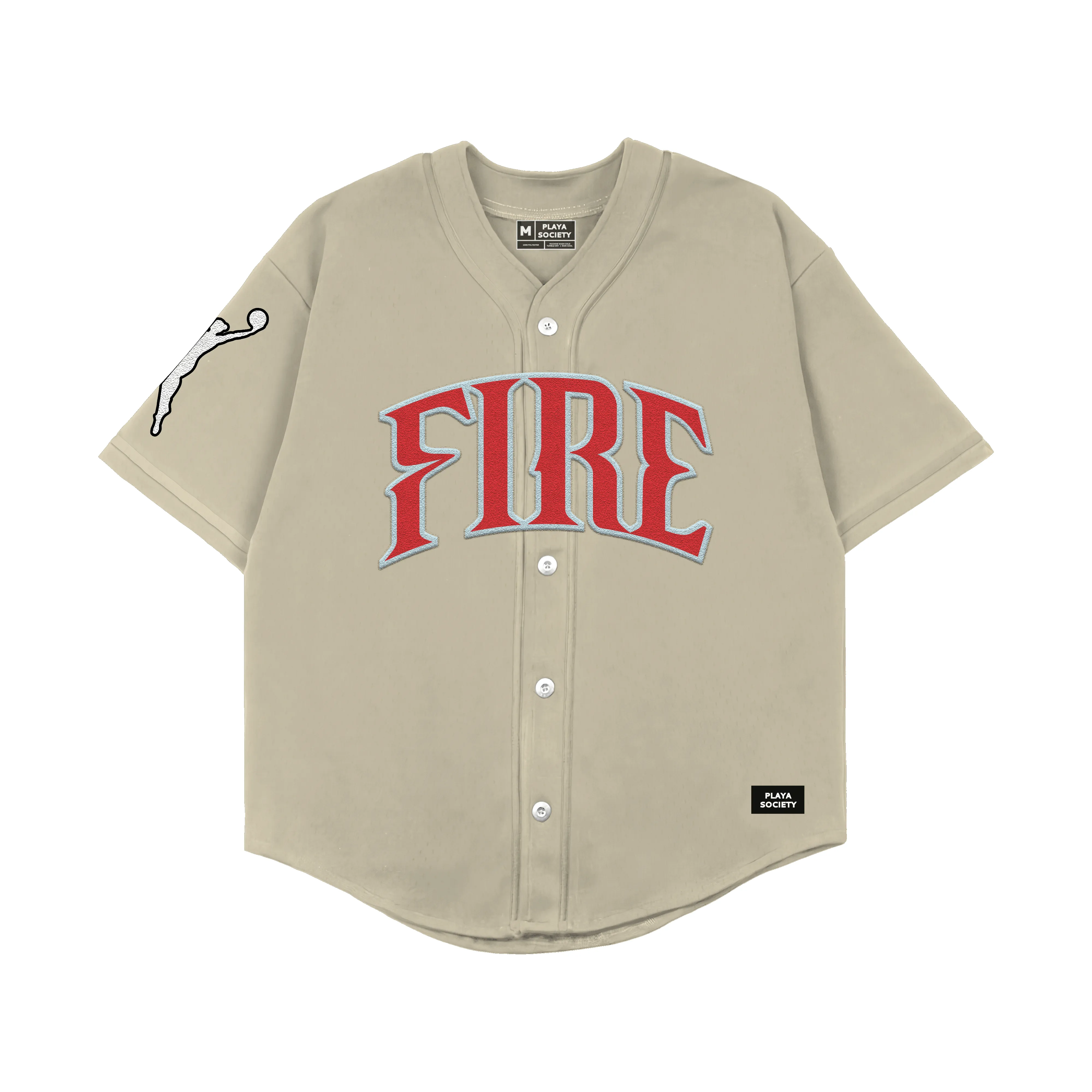 Playa Society 2026 Portland Fire Baseball Jersey sold by Playa Society
