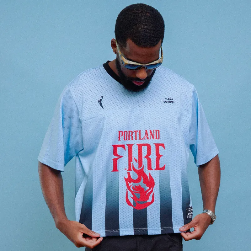 Playa Society 2026 Portland Fire Football Jersey made by Playa Society