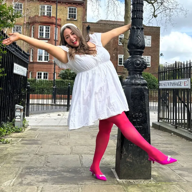 Sheer 30 Den Pantyhose - Pomegranate sold by Snag Tights