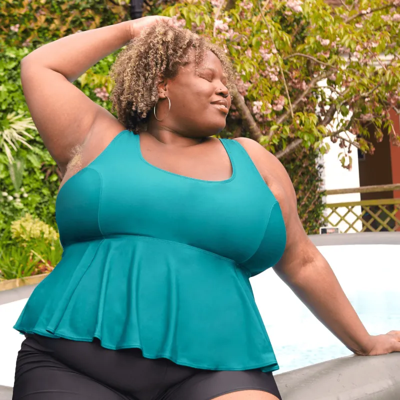 Who you gonna call? Bikini Top - Teal sold by Snag Tights