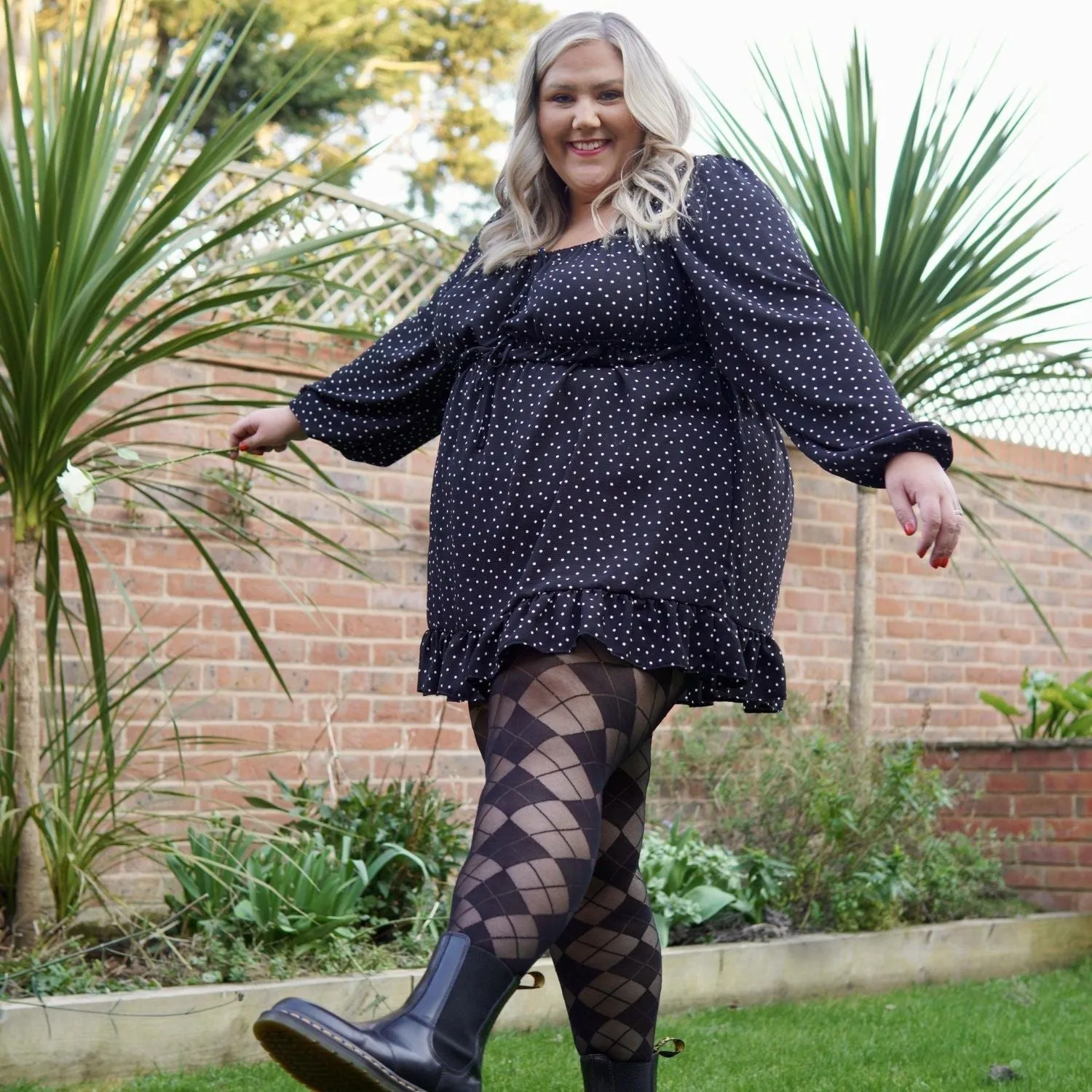 Diamond Tights - Black sold by Snag Tights product image thumbnail 3