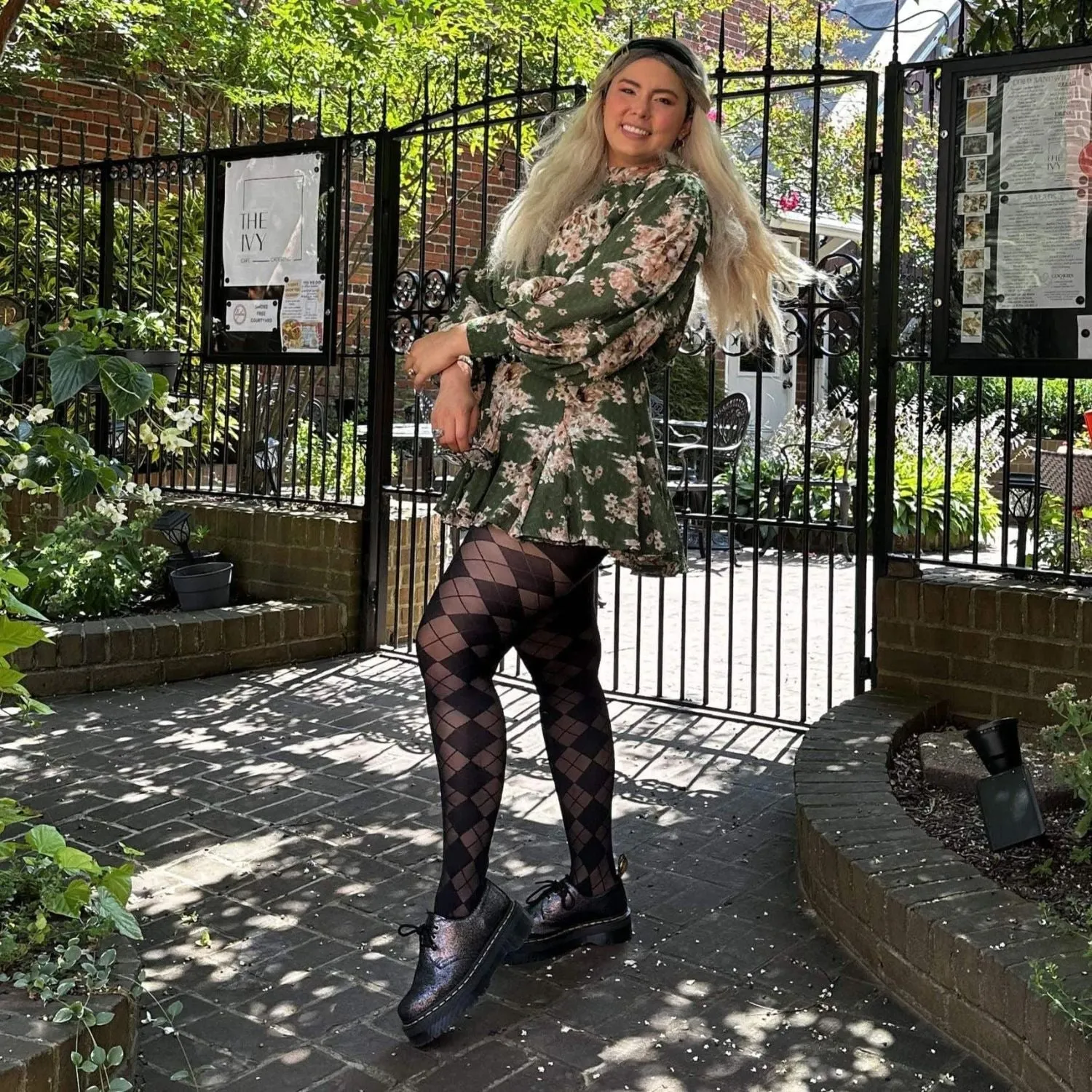 Diamond Tights - Black sold by Snag Tights product image thumbnail 5