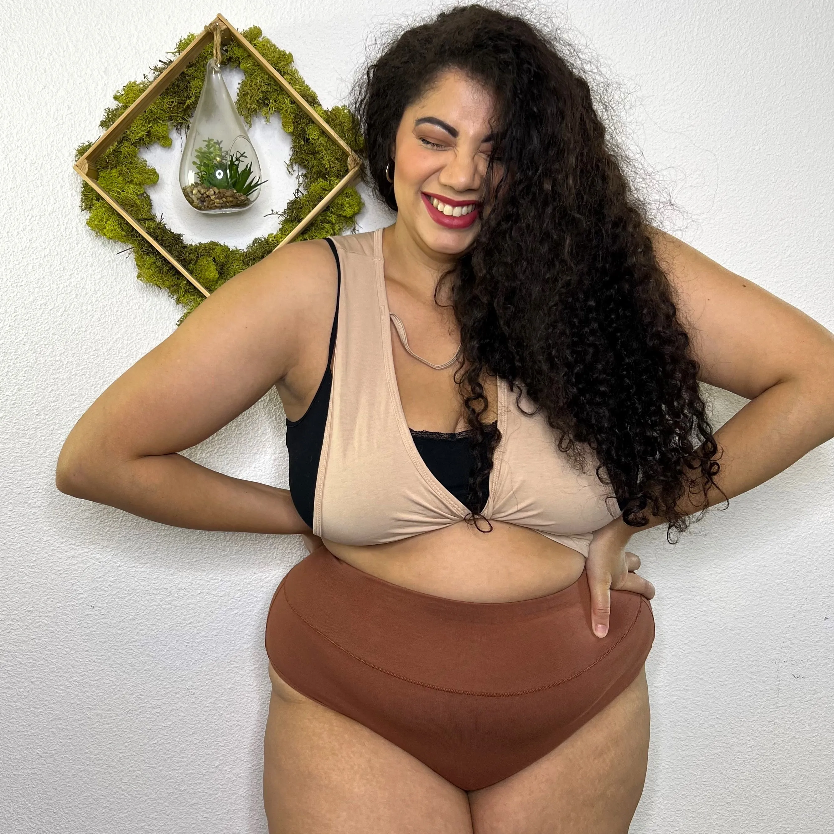 Organic Cotton Full Brief Panties - Root Beer sold by Snag Tights product image thumbnail 2