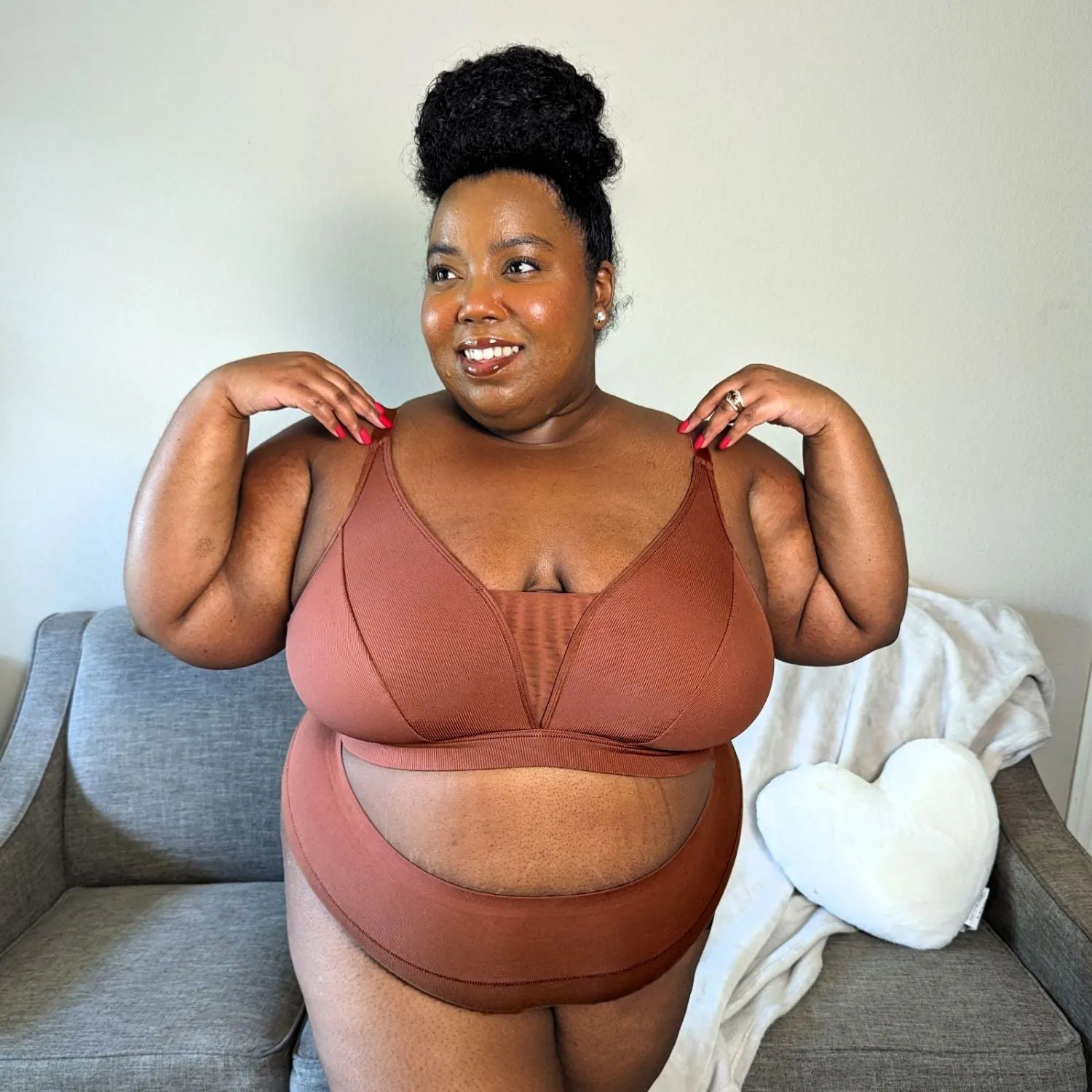 Everyday Ribbed Bra - Full Cup sold by Snag Tights product image thumbnail 5