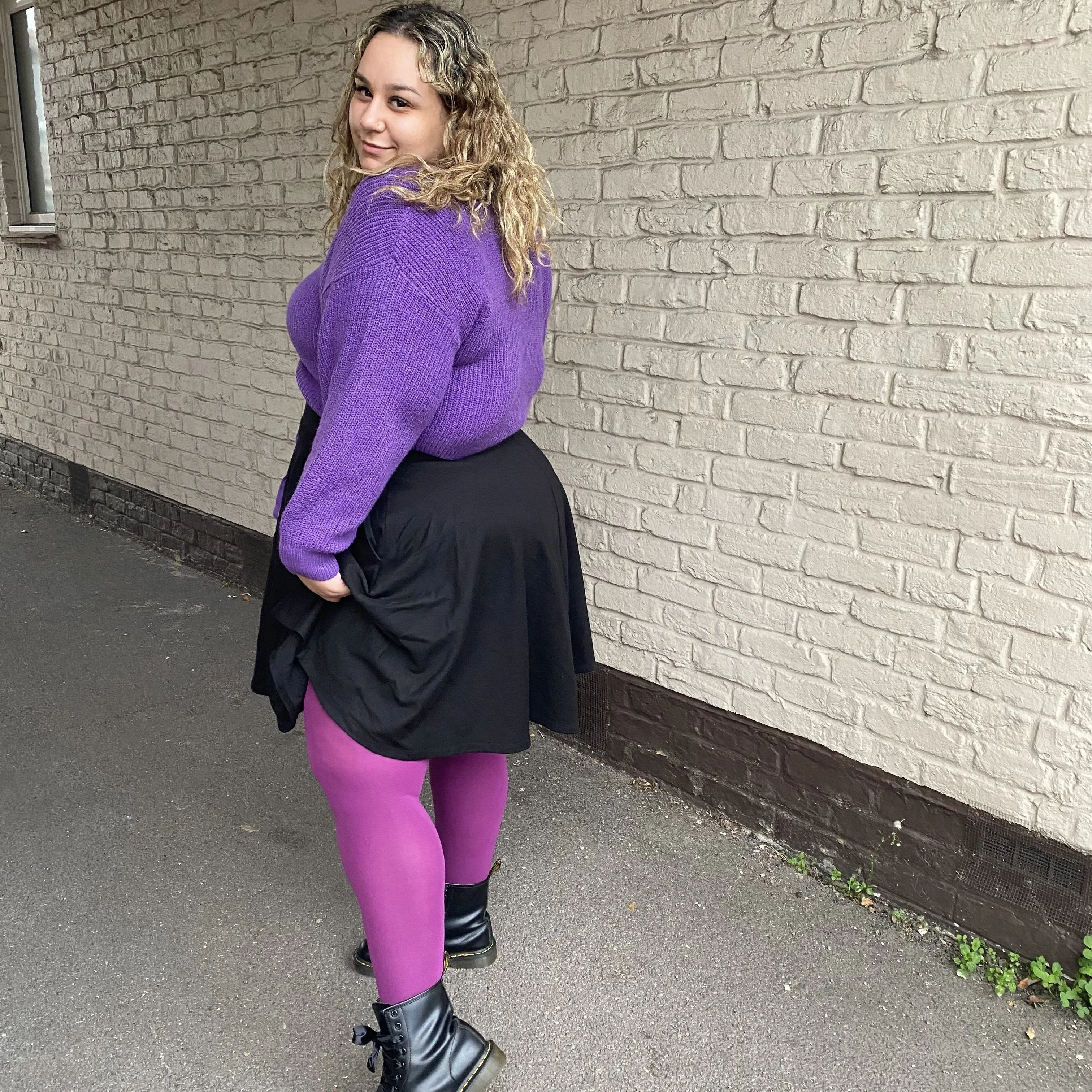 Opaque 80 Den Tights - Figgy Pudding sold by Snag Tights product image thumbnail 5