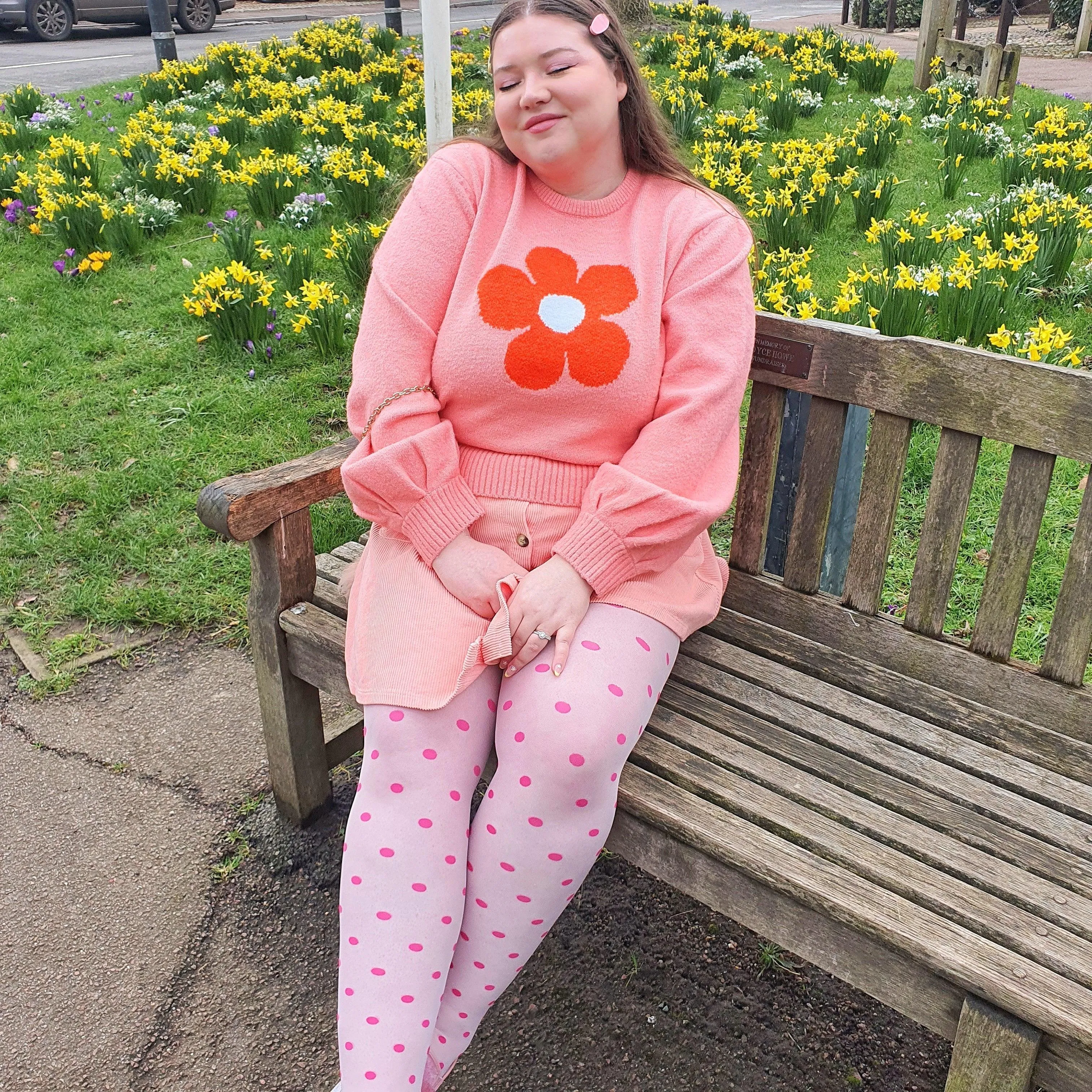 Polka Dot Tights - Shortcake sold by Snag Tights