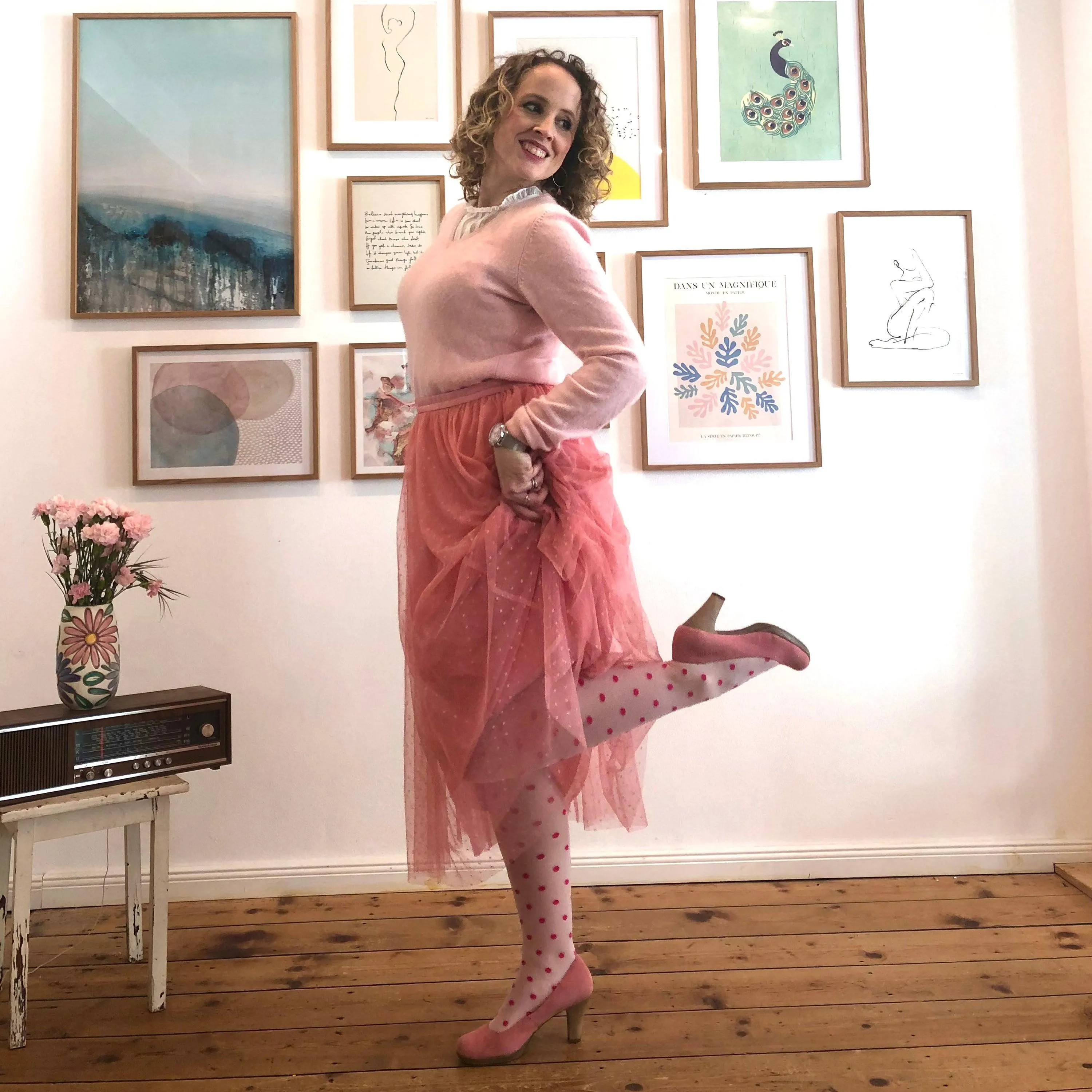 Polka Dot Tights - Shortcake sold by Snag Tights product image thumbnail 2